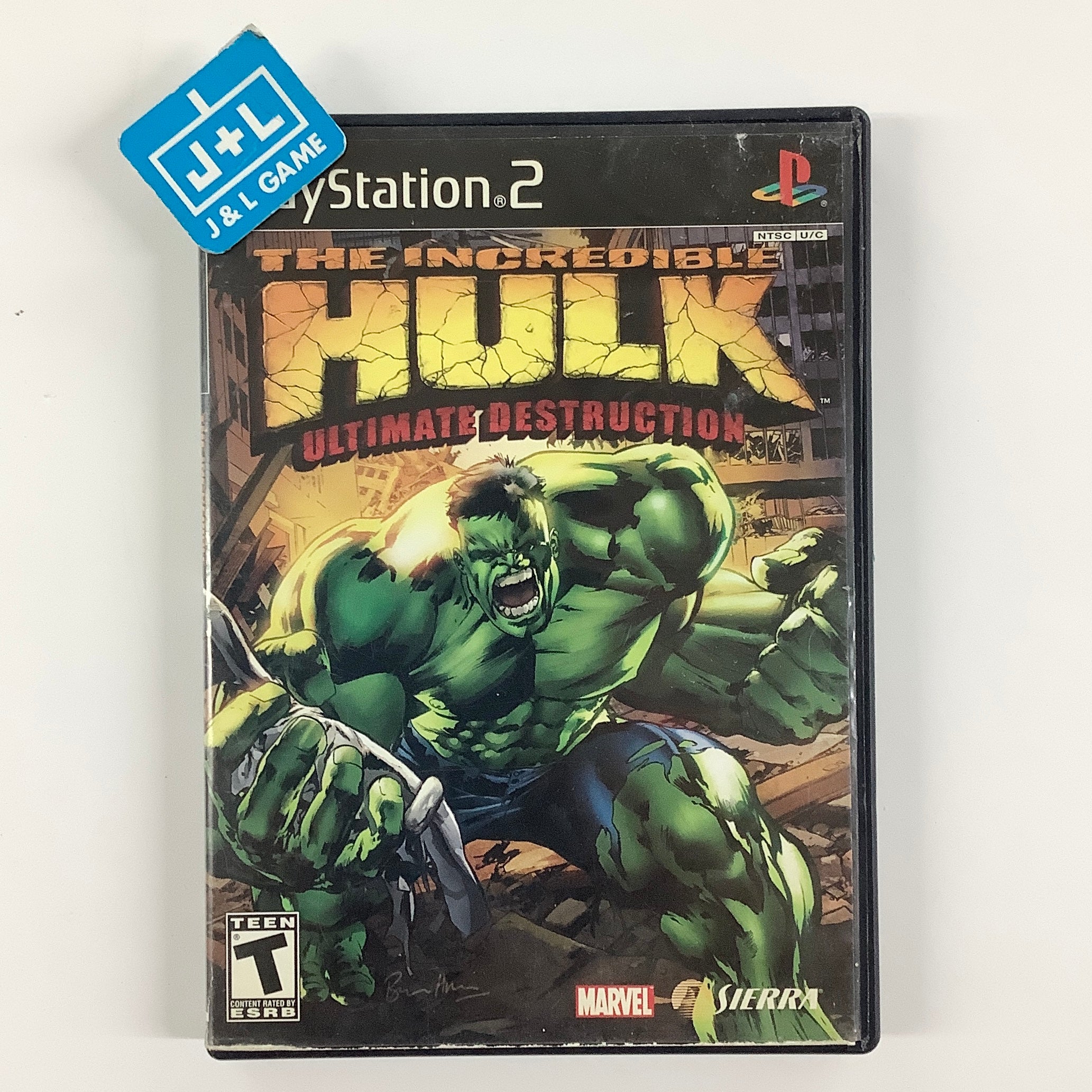 The Incredible Hulk: Ultimate Destruction - (PS2) PlayStation 2 [Pre-Owned] Video Games VU Games