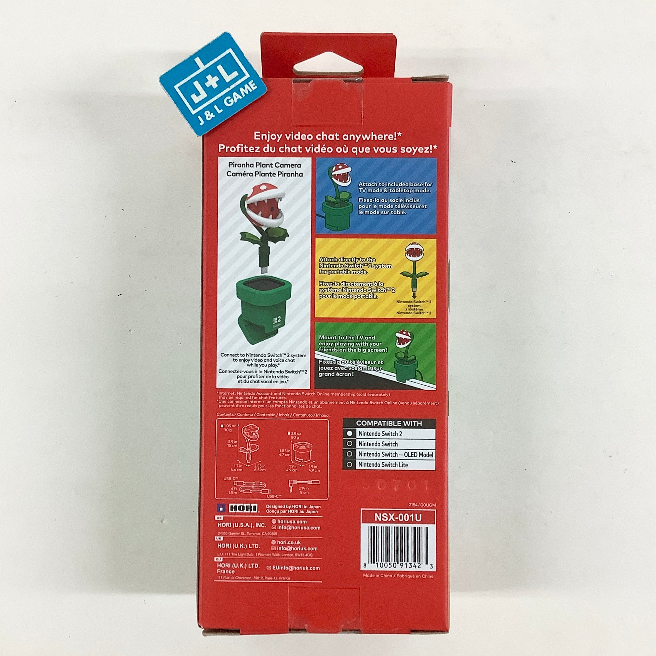 Hori Nintendo Switch Piranha Plant Camera - (NS2) Nintendo Switch 2 ACCESSORIES HORI
