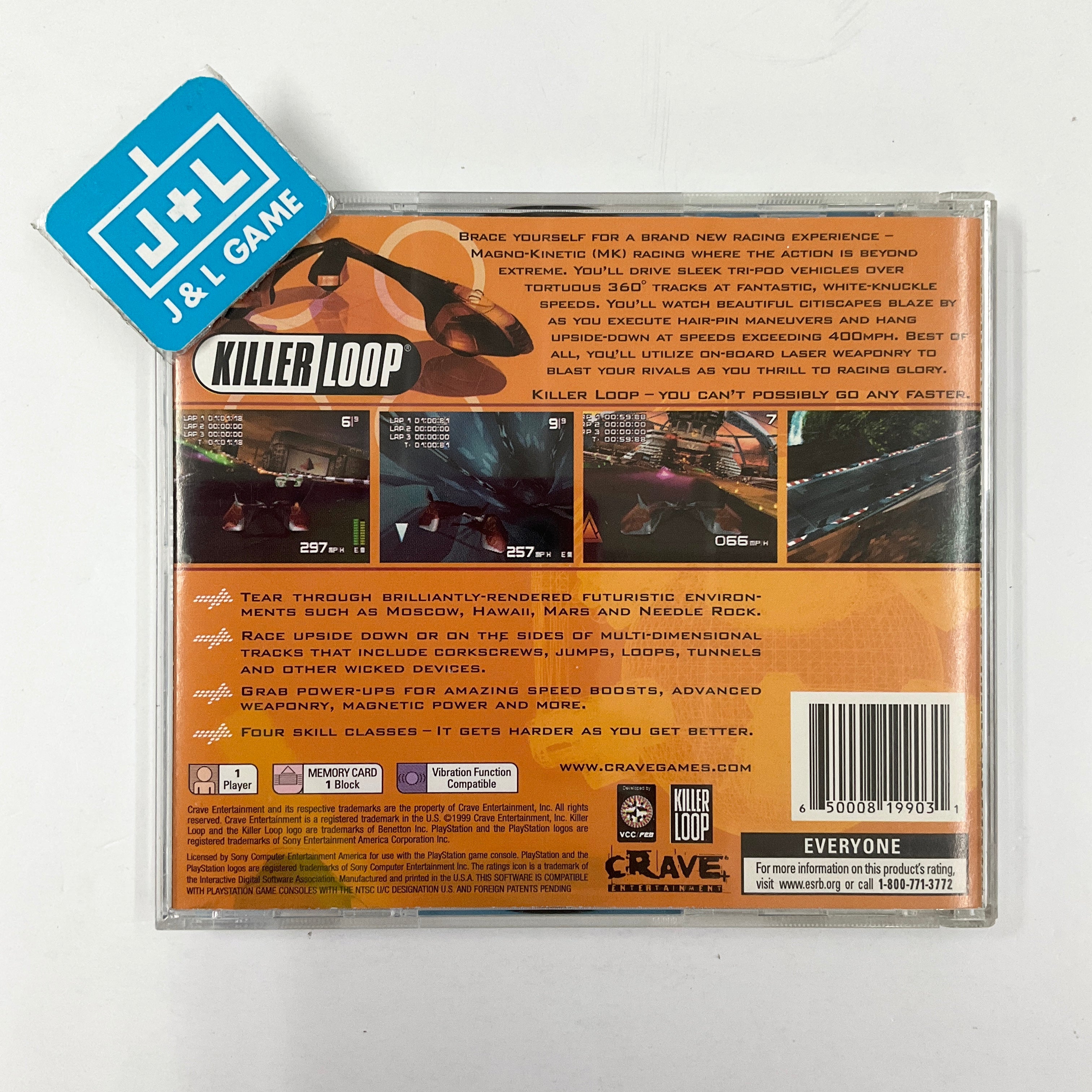 Killer Loop - (PS1) PlayStation 1 [Pre-Owned] Video Games Crave Entertainment   