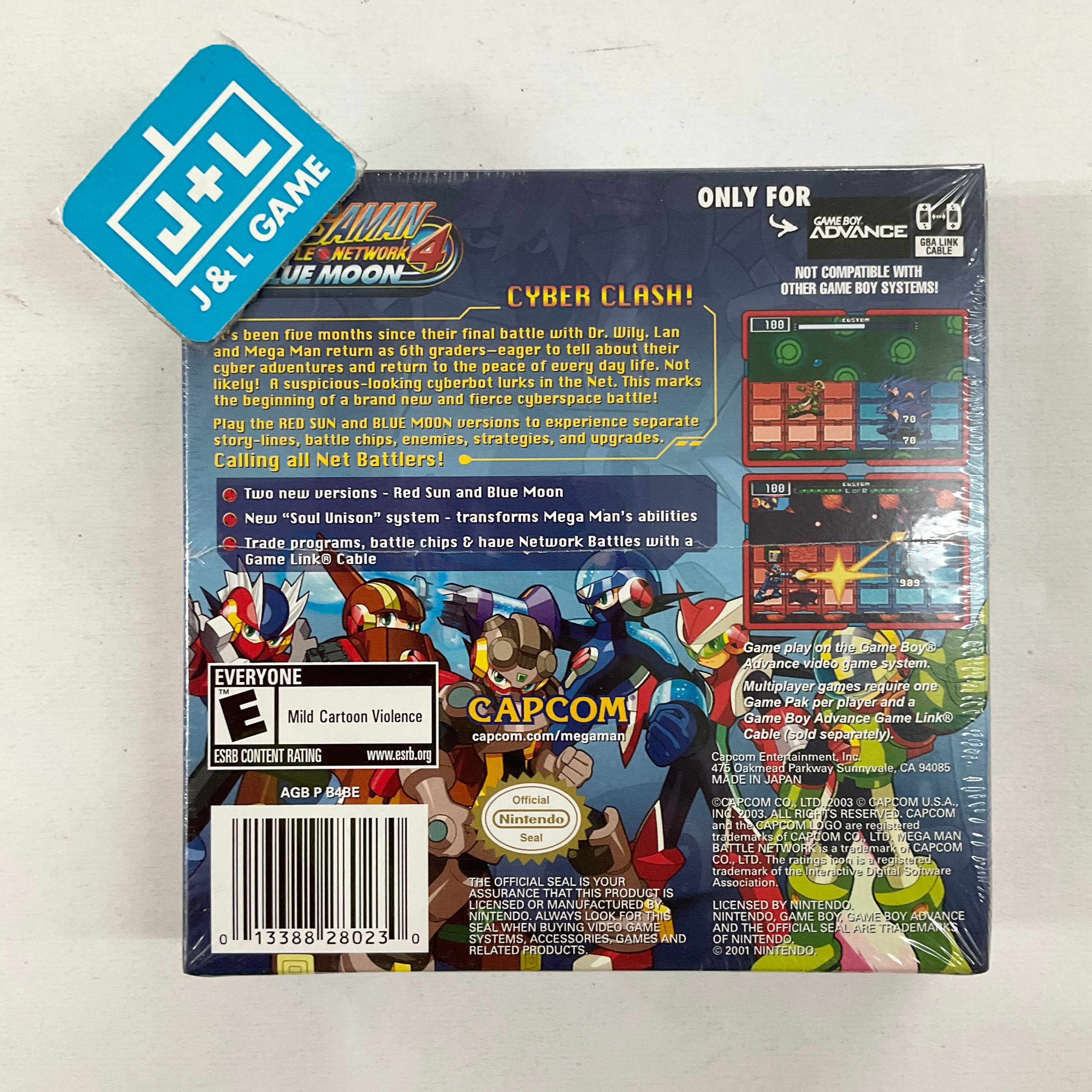 Mega Man Battle Network 4: Blue Moon - (GBA) Game Boy Advance Video Games Capcom   