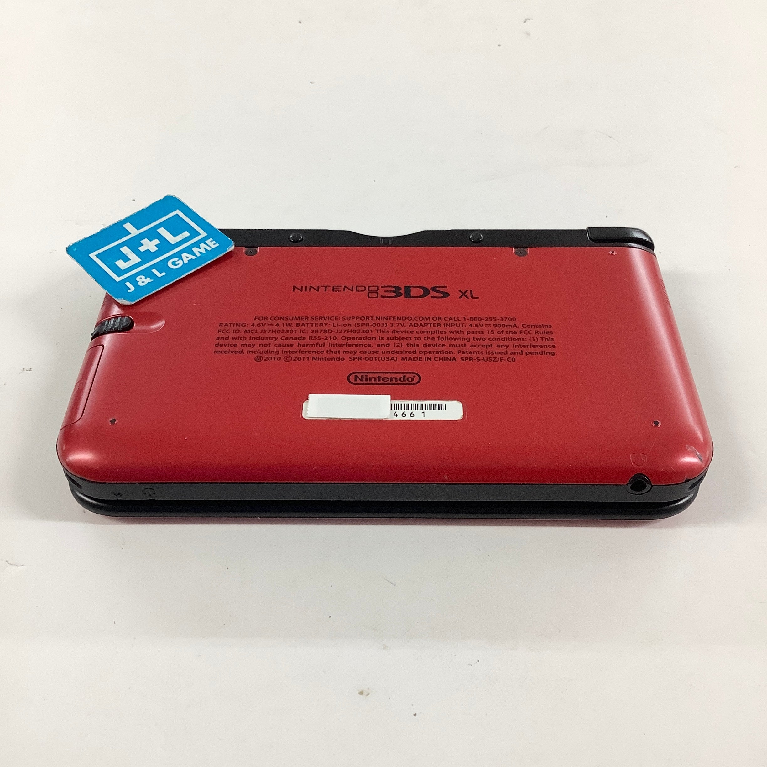 Nintendo 3DS XL Console (Red/Black) - Nintendo 3DS [Pre-Owned]#(4661)