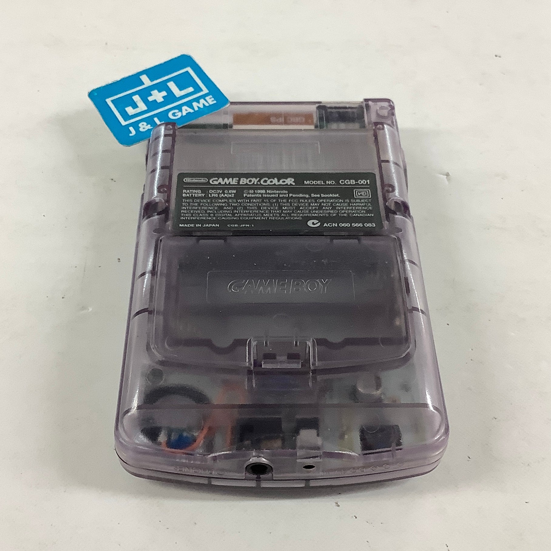 Nintendo Game Boy Color Console (Atomic Purple With Backlight) - (GBC) Game Boy Color [Pre-Owned] Consoles Nintendo