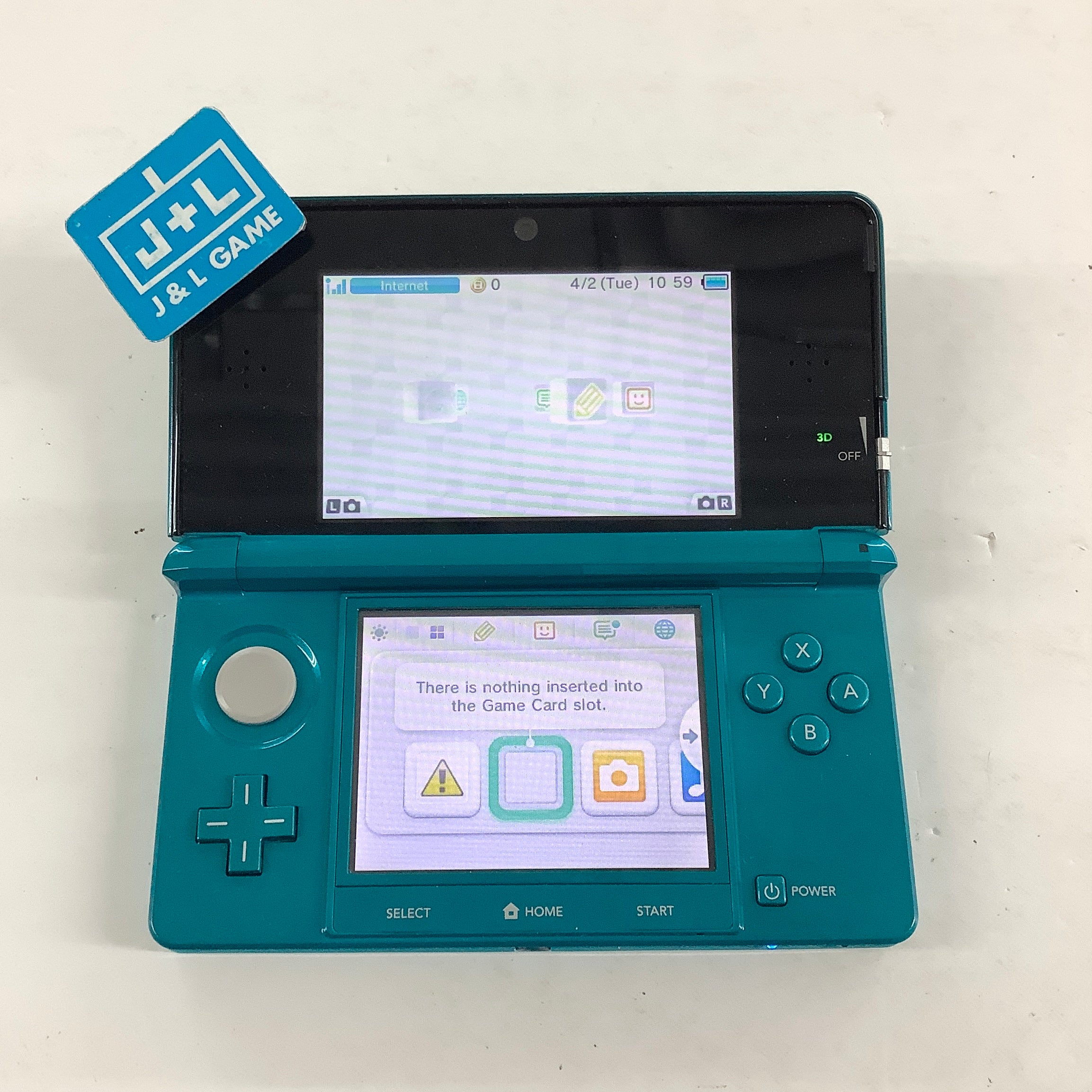 Nintendo 3DS Console (Aqua Blue) - Nintendo 3DS [Pre-Owned] Consoles Nintendo
