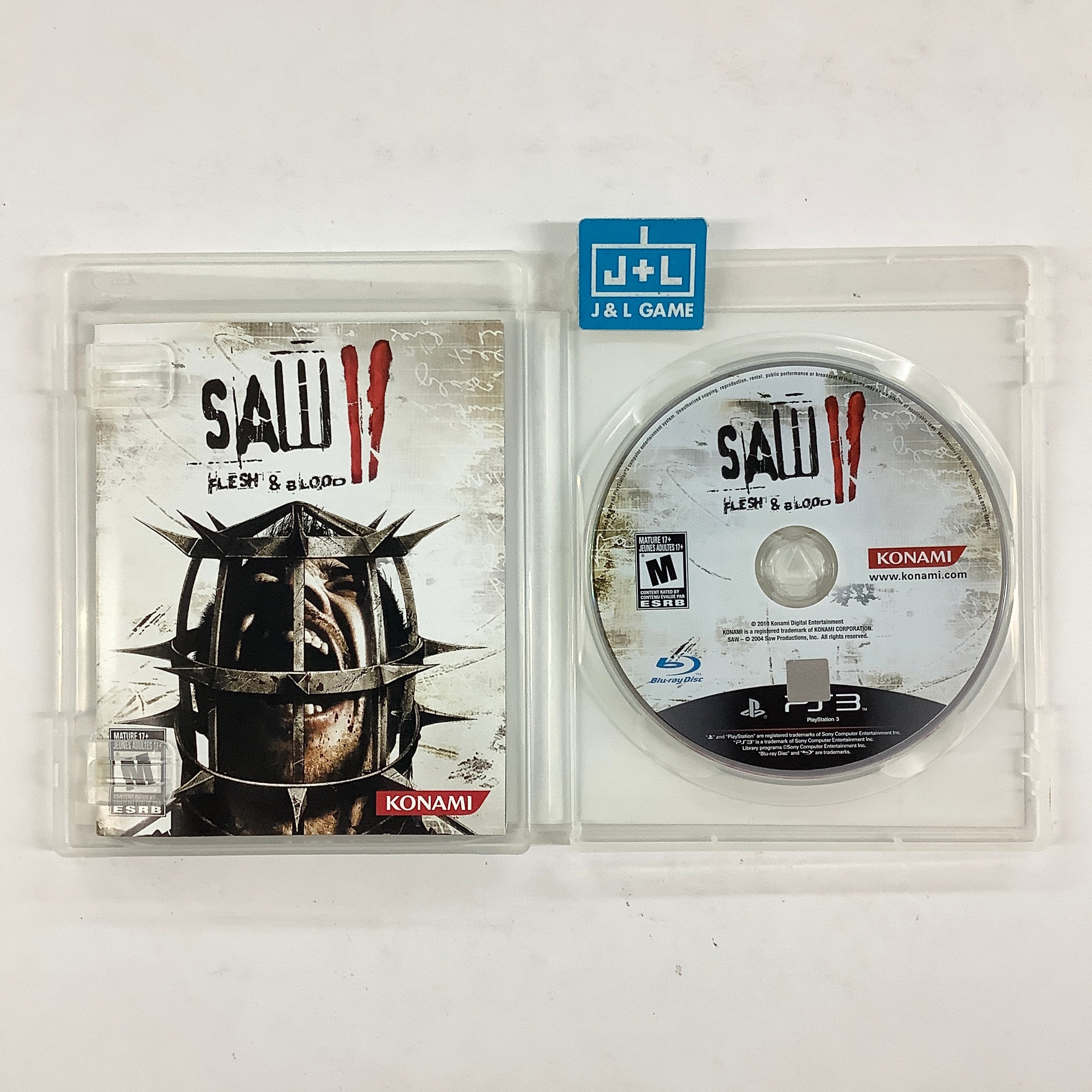 Saw II: Flesh & Blood - (PS3) PlayStation 3 [Pre-Owned] Video Games Konami