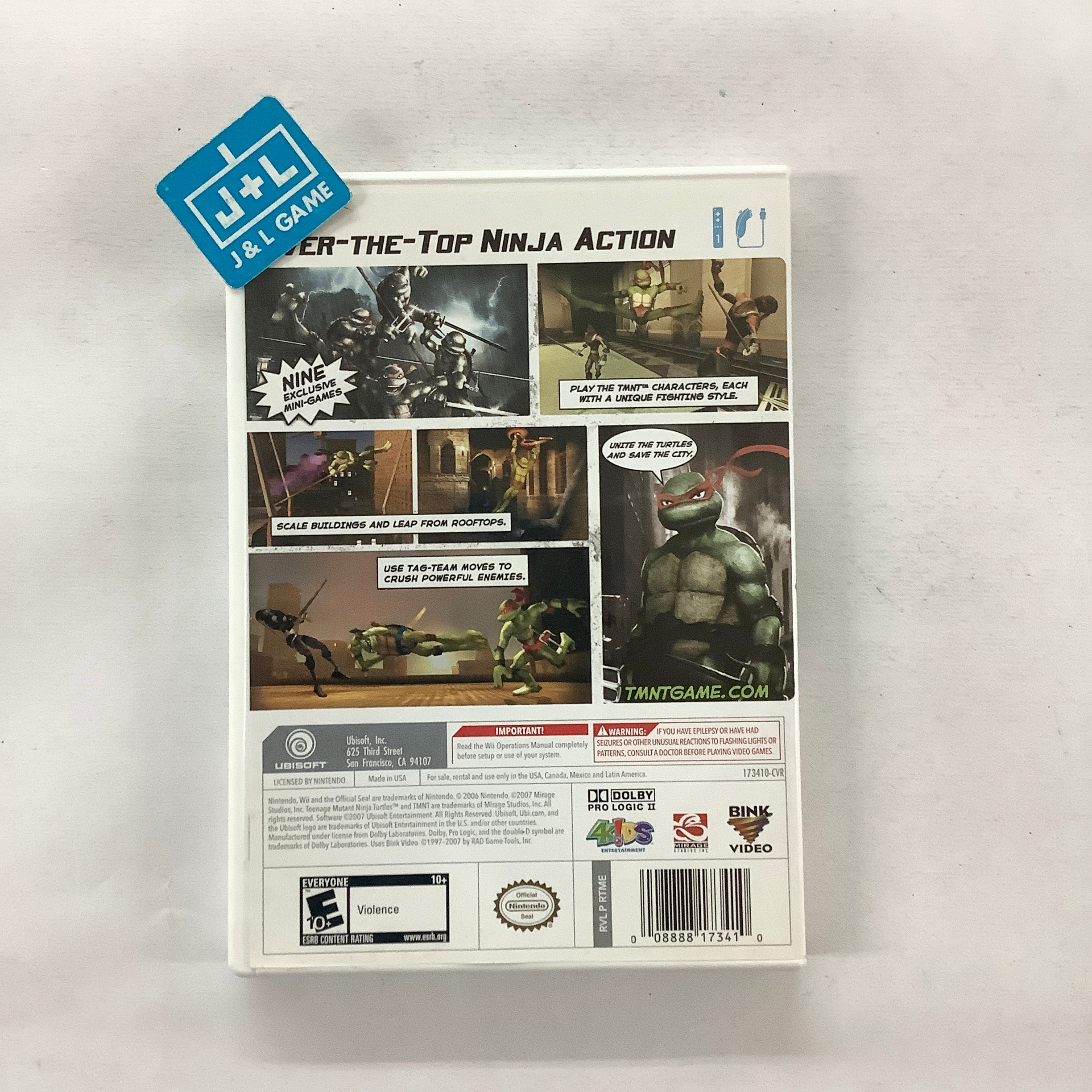 TMNT - Nintendo Wii [Pre-Owned] Video Games Ubisoft