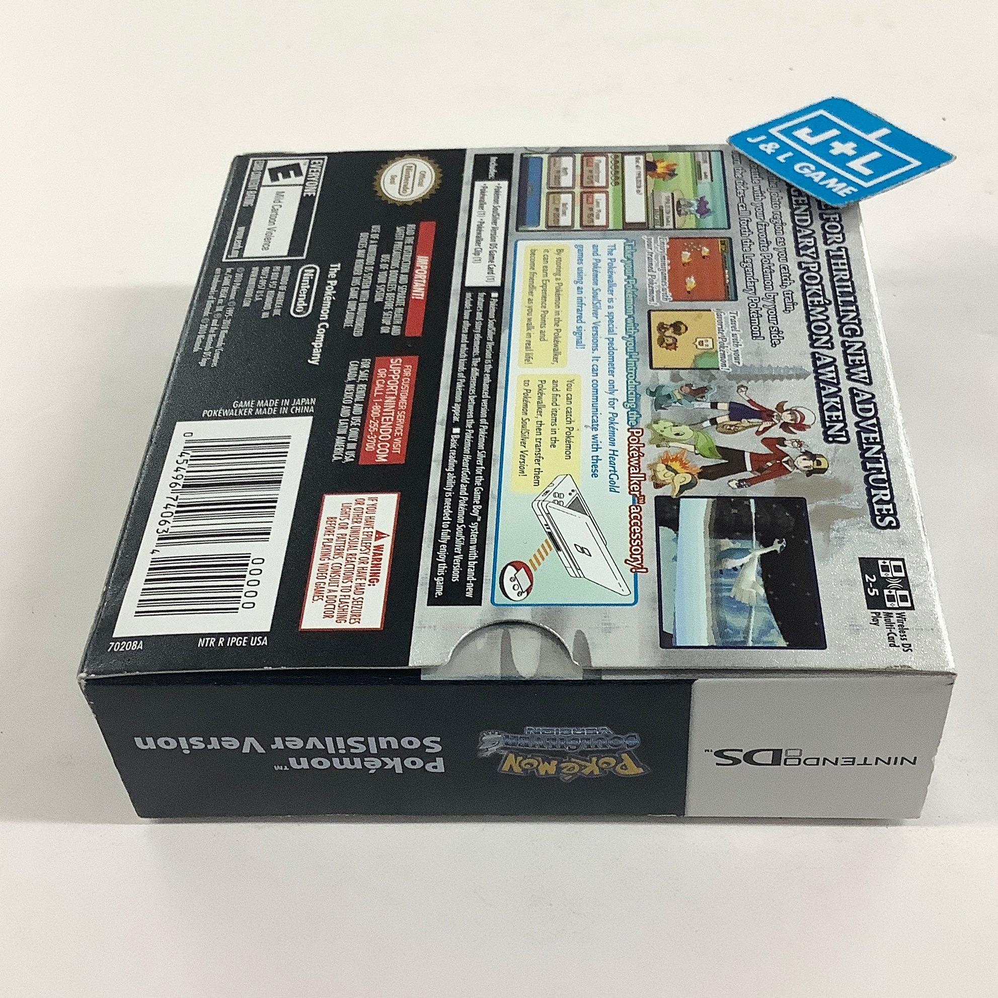 Pokemon SoulSilver Version (W/ Pokewalker)- (NDS) Nintendo DS [Pre-Owned] Video Games Nintendo