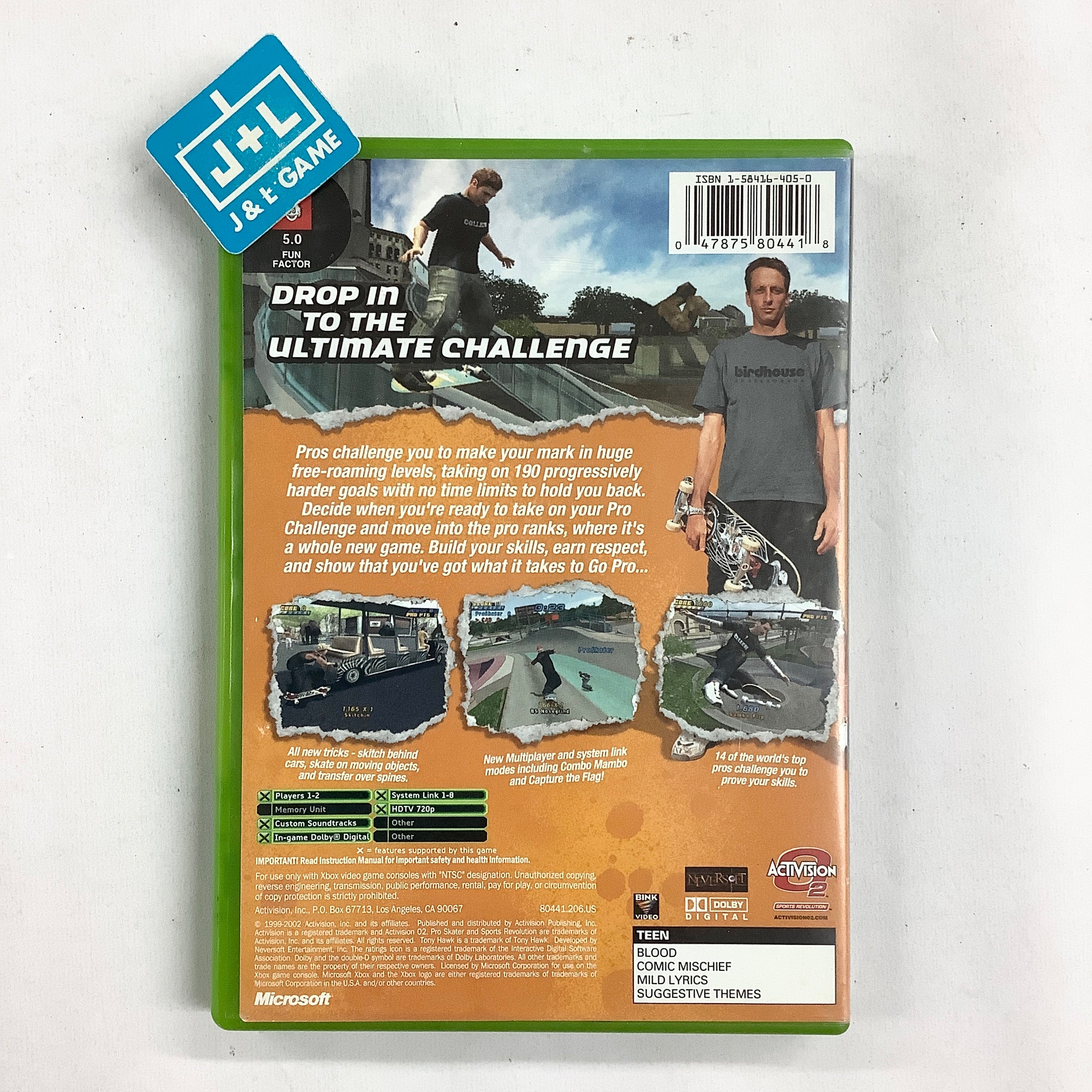 Tony Hawk's Pro Skater 4 - (XB) Xbox [Pre-Owned] Video Games Activision