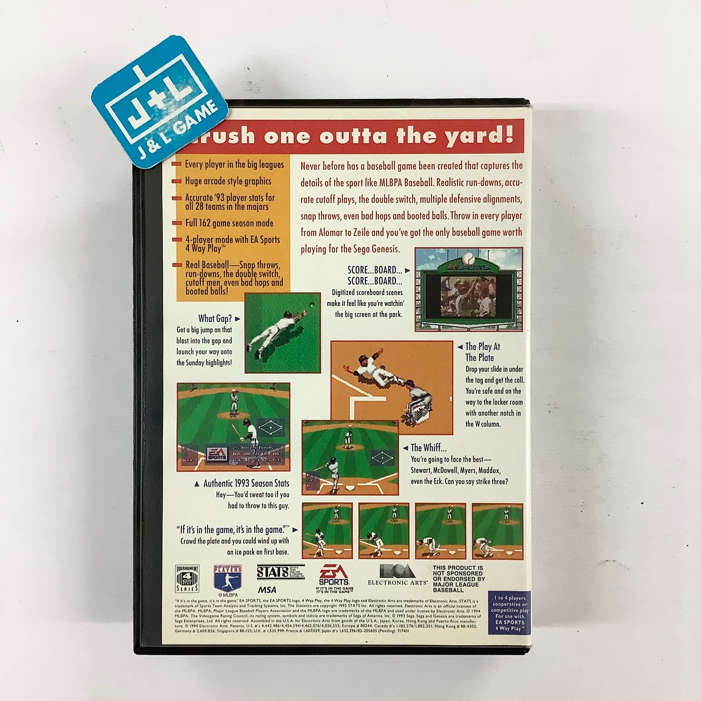 MLBPA Baseball - (SG) SEGA Genesis [Pre-Owned] Video Games EA Sports   
