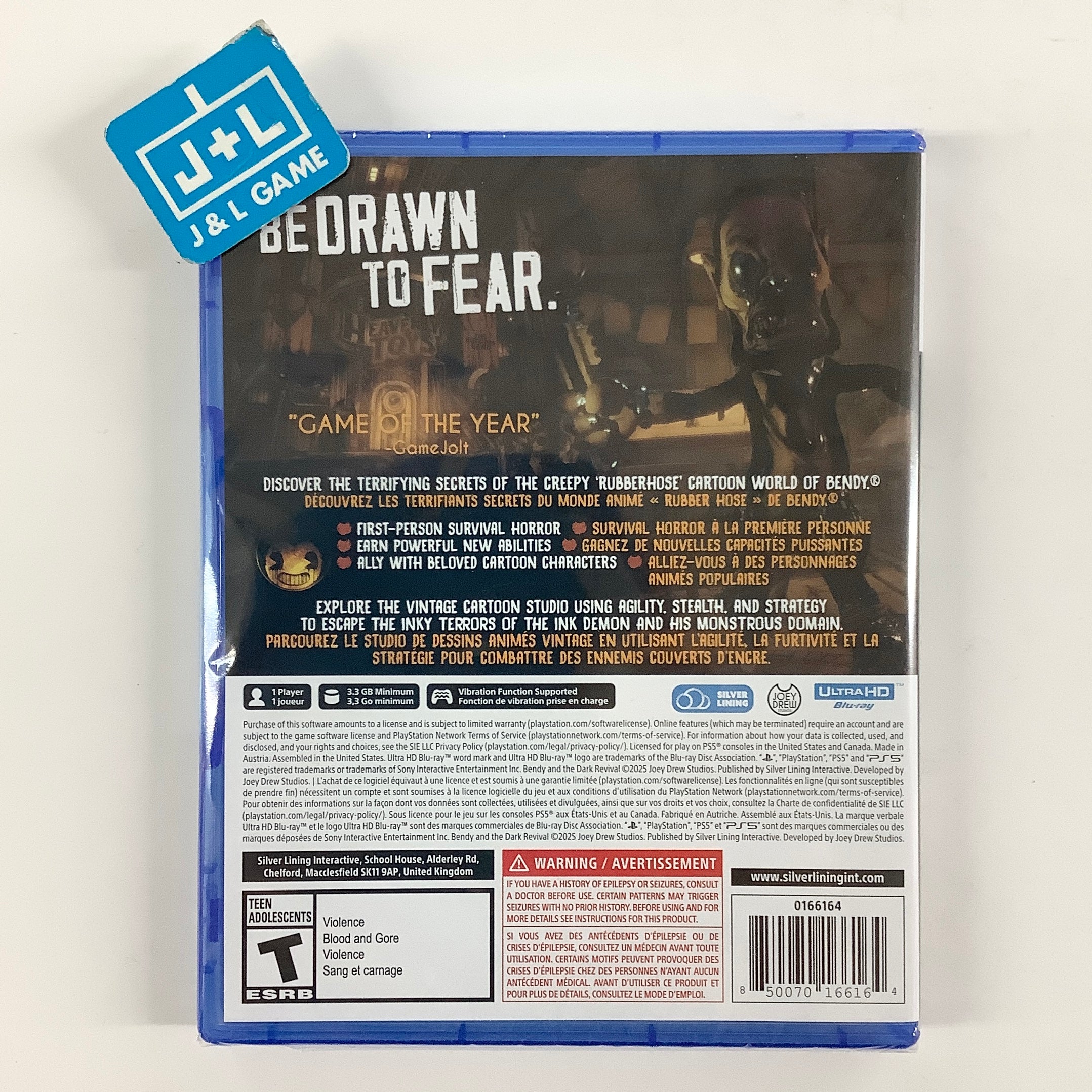 Bendy and the Dark Revival - (PS5) Playstation 5 Video Games Silver Lining Interactive