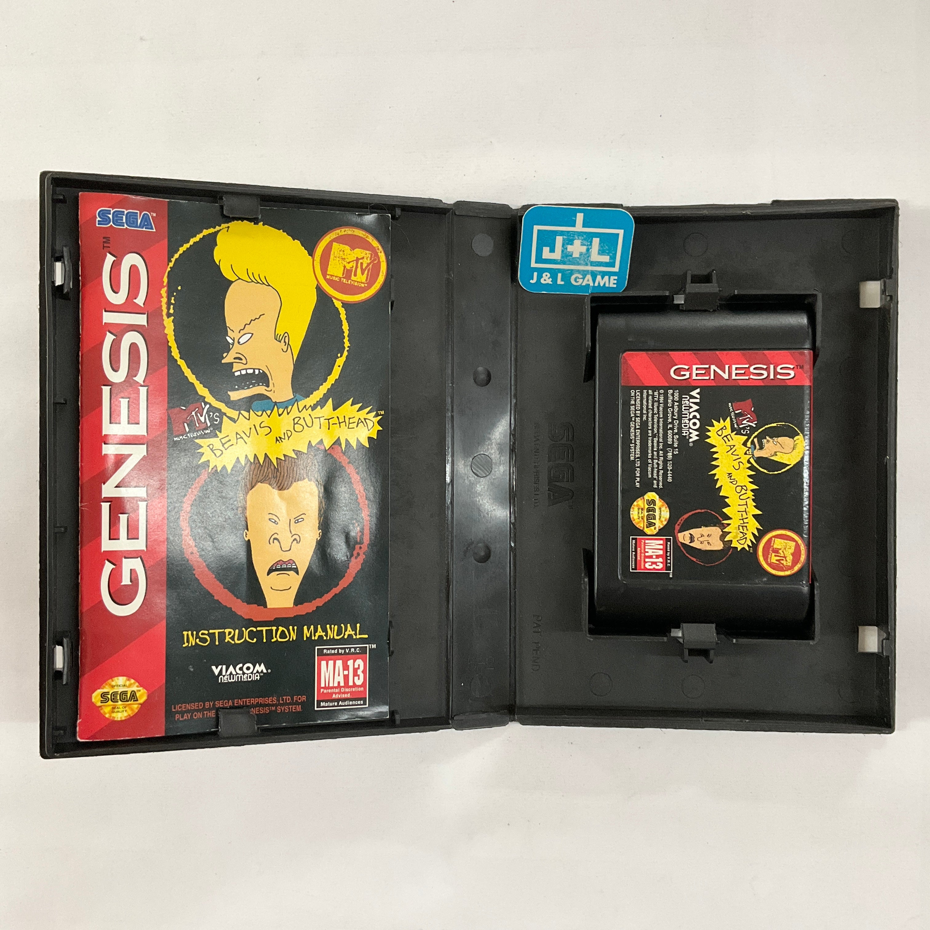MTV's Beavis and Butt-head - (SG) SEGA Genesis [Pre-Owned] Video Games Viacom New Media   