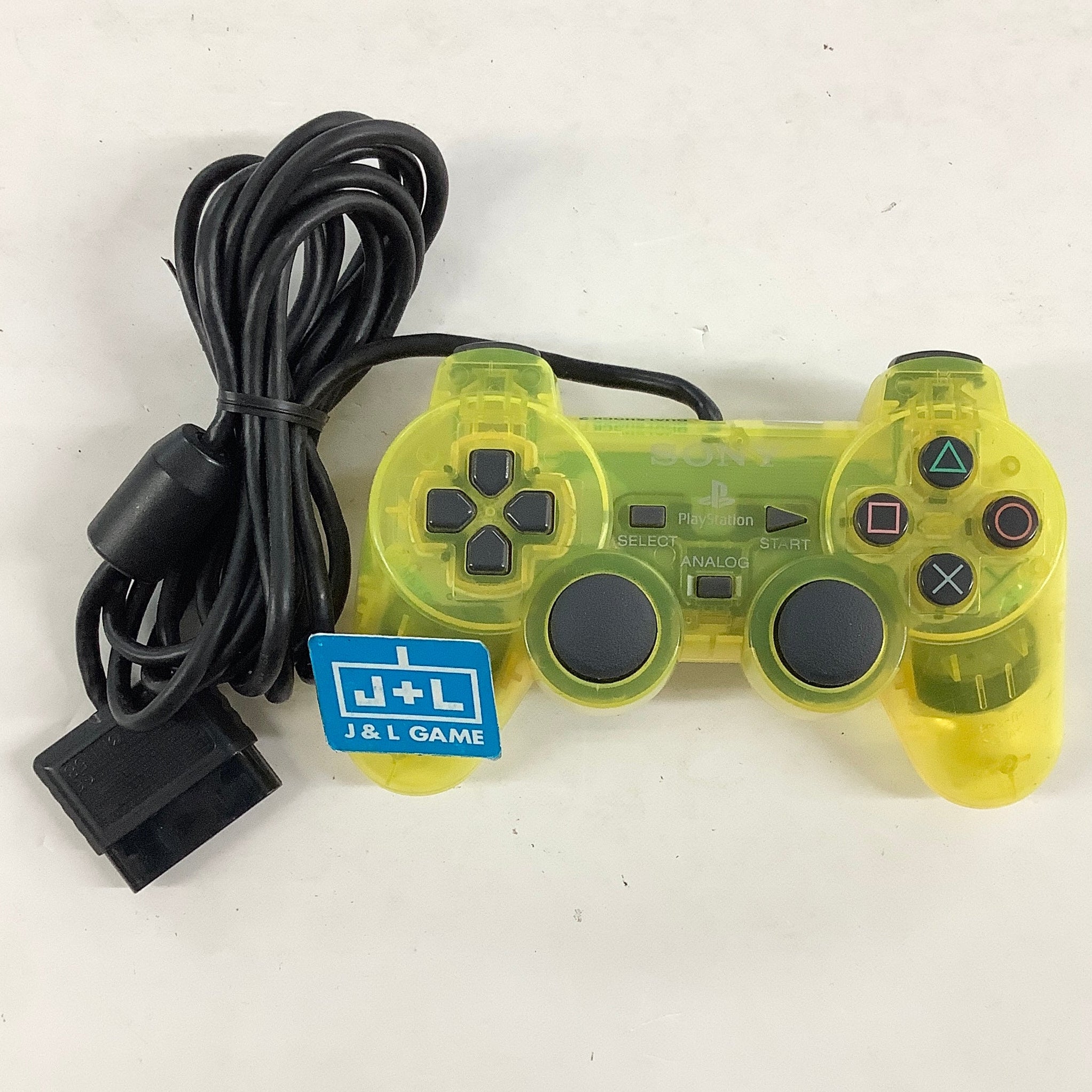 Sony DualShock 2 Controller (Clear Yellow) - (PS2) PlayStation 2 [Pre-Owned] Accessories Sony