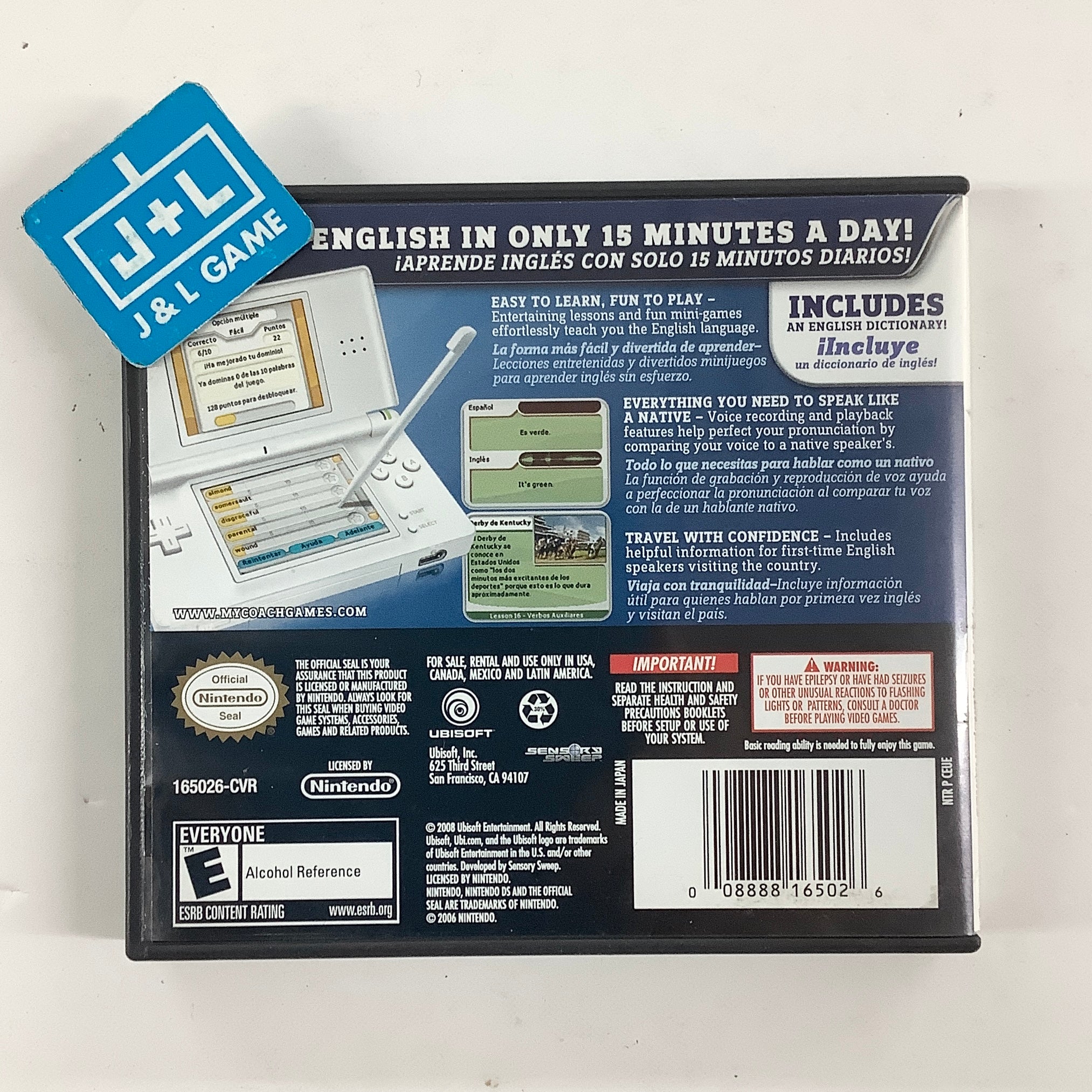 My English Coach: Para Hispanoparlantes - (NDS) Nintendo DS [Pre-Owned] Video Games Ubisoft