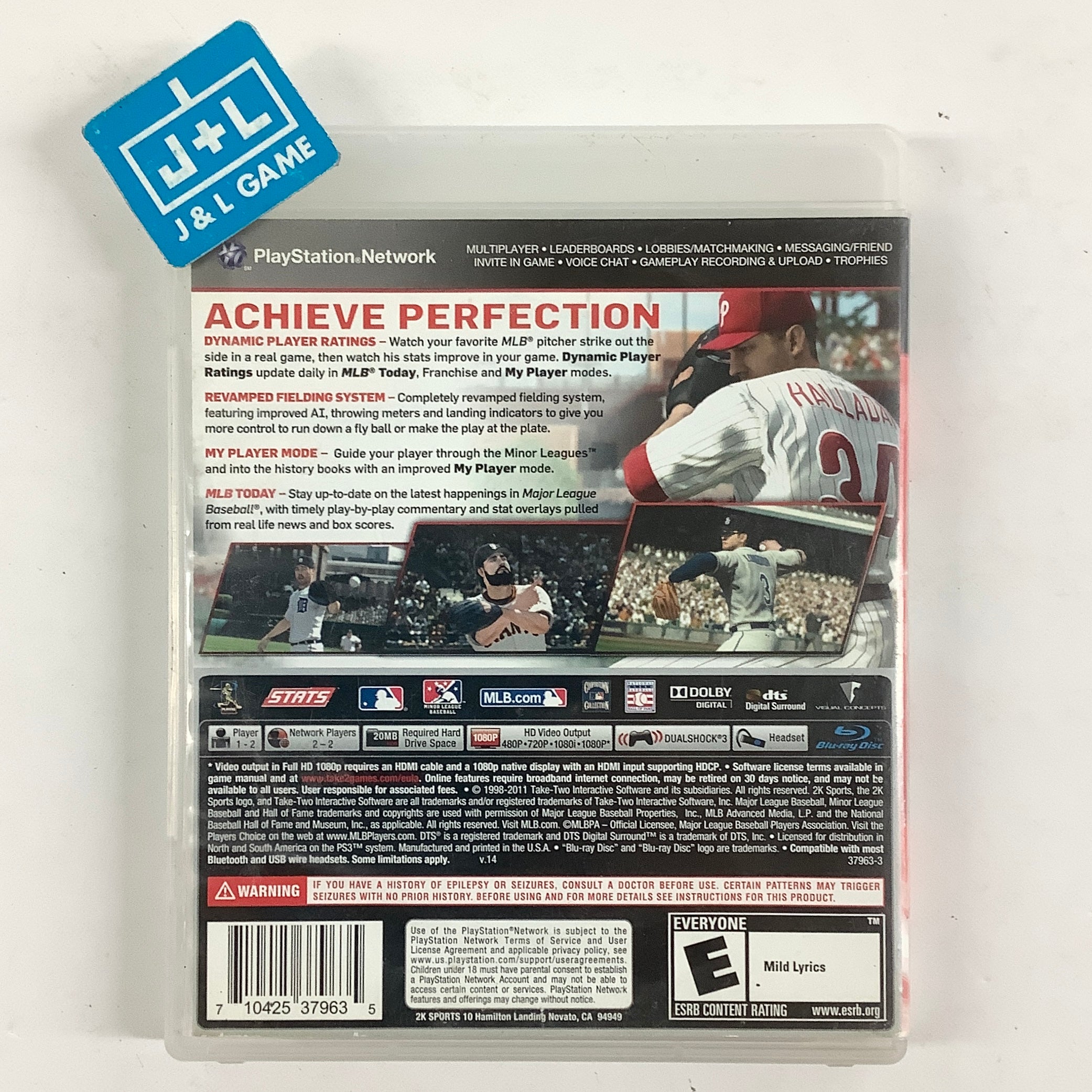 Major League Baseball 2K11 - (PS3) PlayStation 3 [Pre-Owned] Video Games 2K Sports