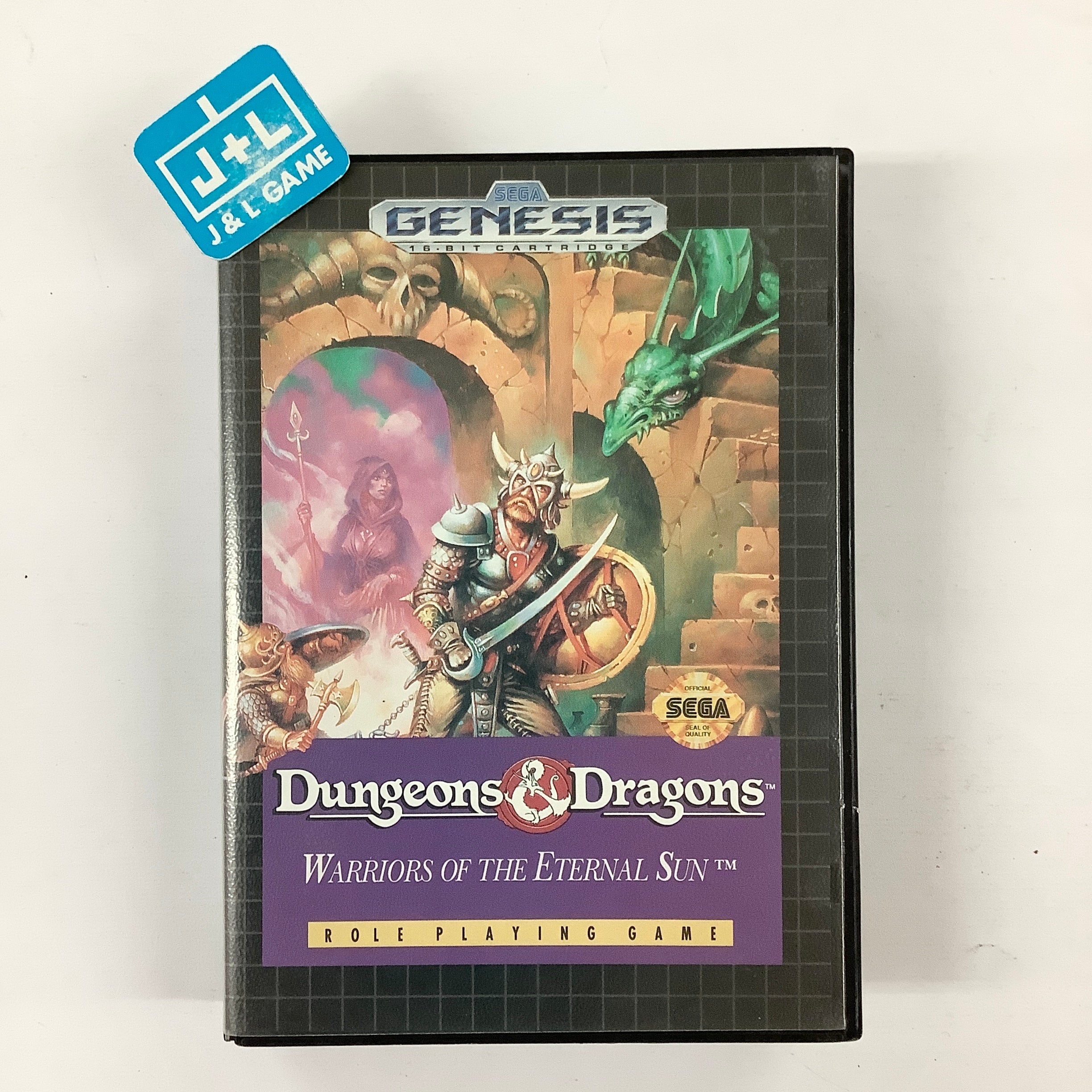 Dungeons & Dragons: Warriors of the Eternal Sun - (SG) Sega Genesis [Pre-Owned] Video Games SEGA   