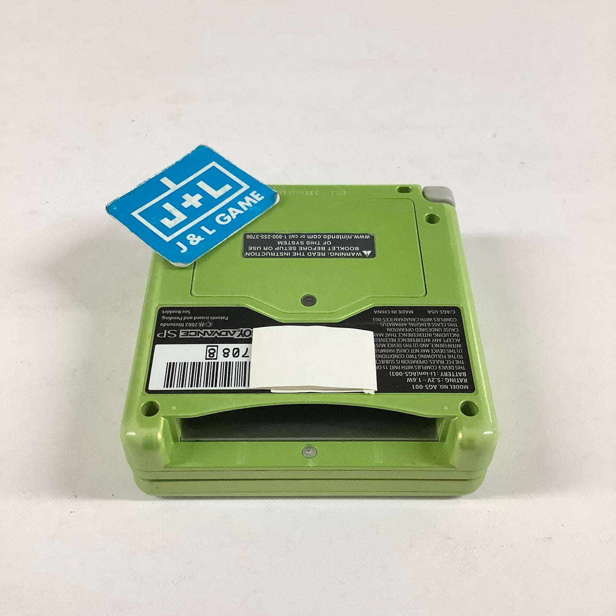 Nintendo Game Boy Advance SP Console AGS-001 (Lime Green) - (GBA) Game Boy Advance SP [Pre-Owned] CONSOLE Nintendo