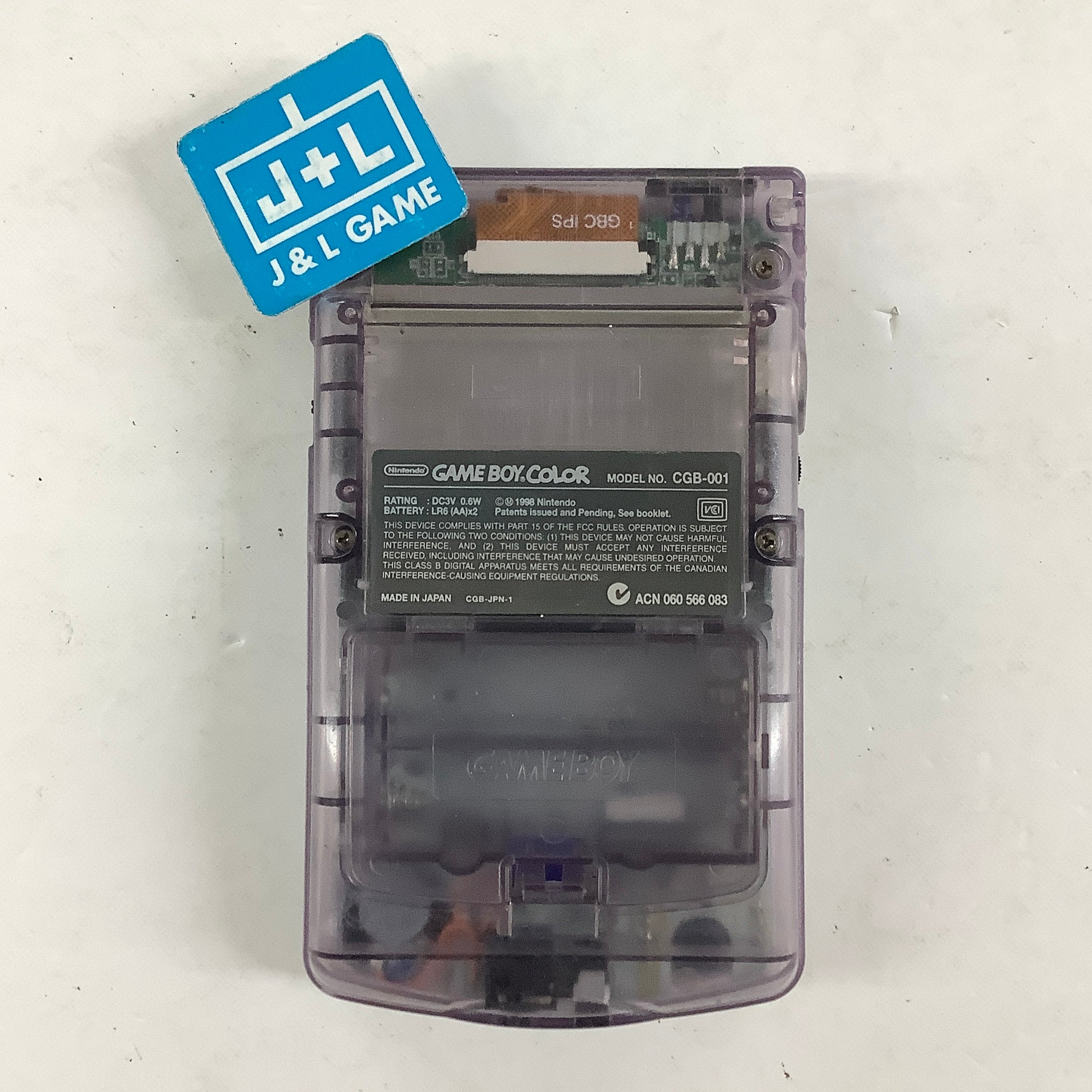 Nintendo Game Boy Color Console (Atomic Purple With Backlight) - (GBC) Game Boy Color [Pre-Owned] Consoles Nintendo
