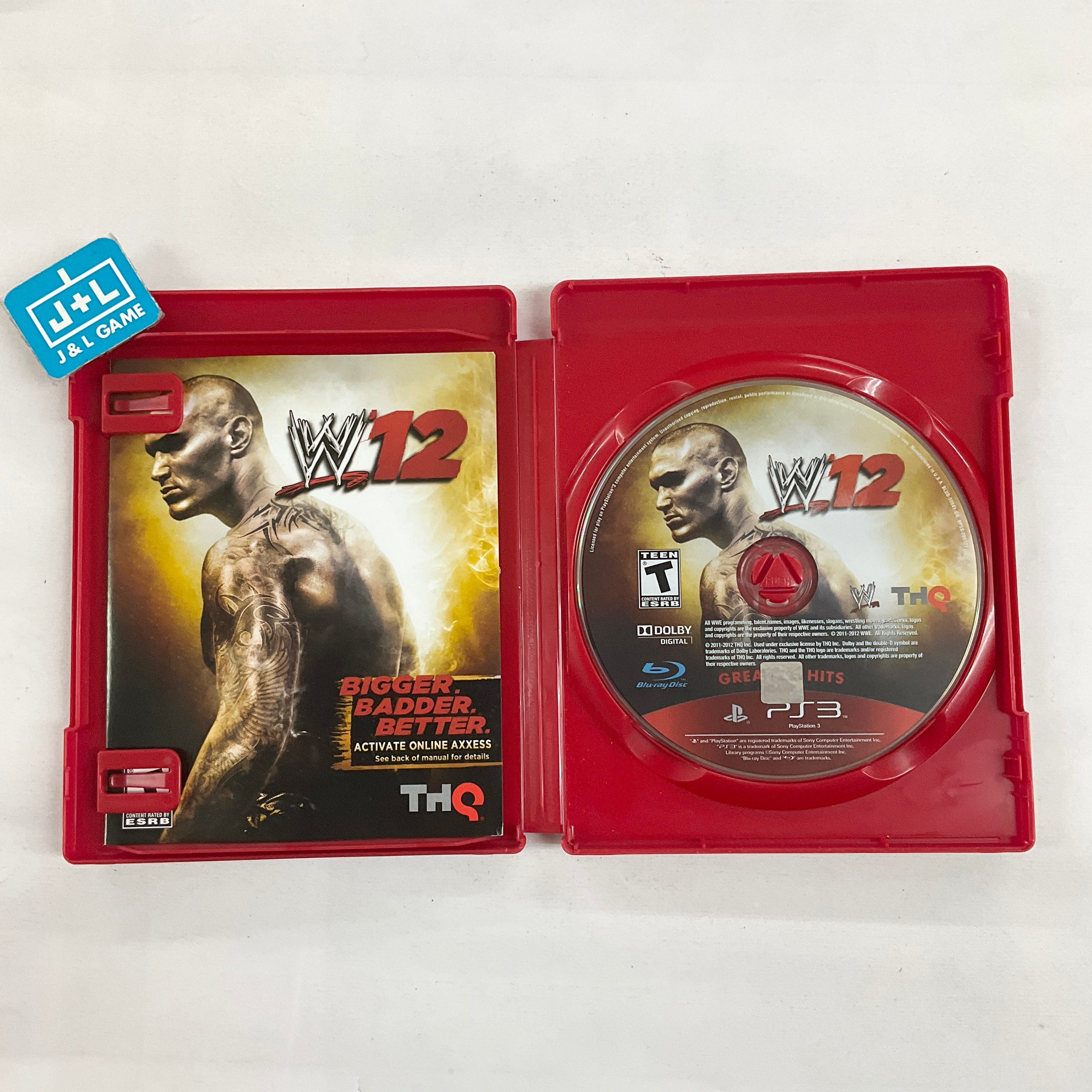 WWE '12 (Greatest Hits) - (PS3) PlayStation 3 [Pre-Owned] Video Games THQ