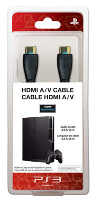 Sony HDMI A/V Cable - (PS3) PlayStation 3 Video Games PlayStation