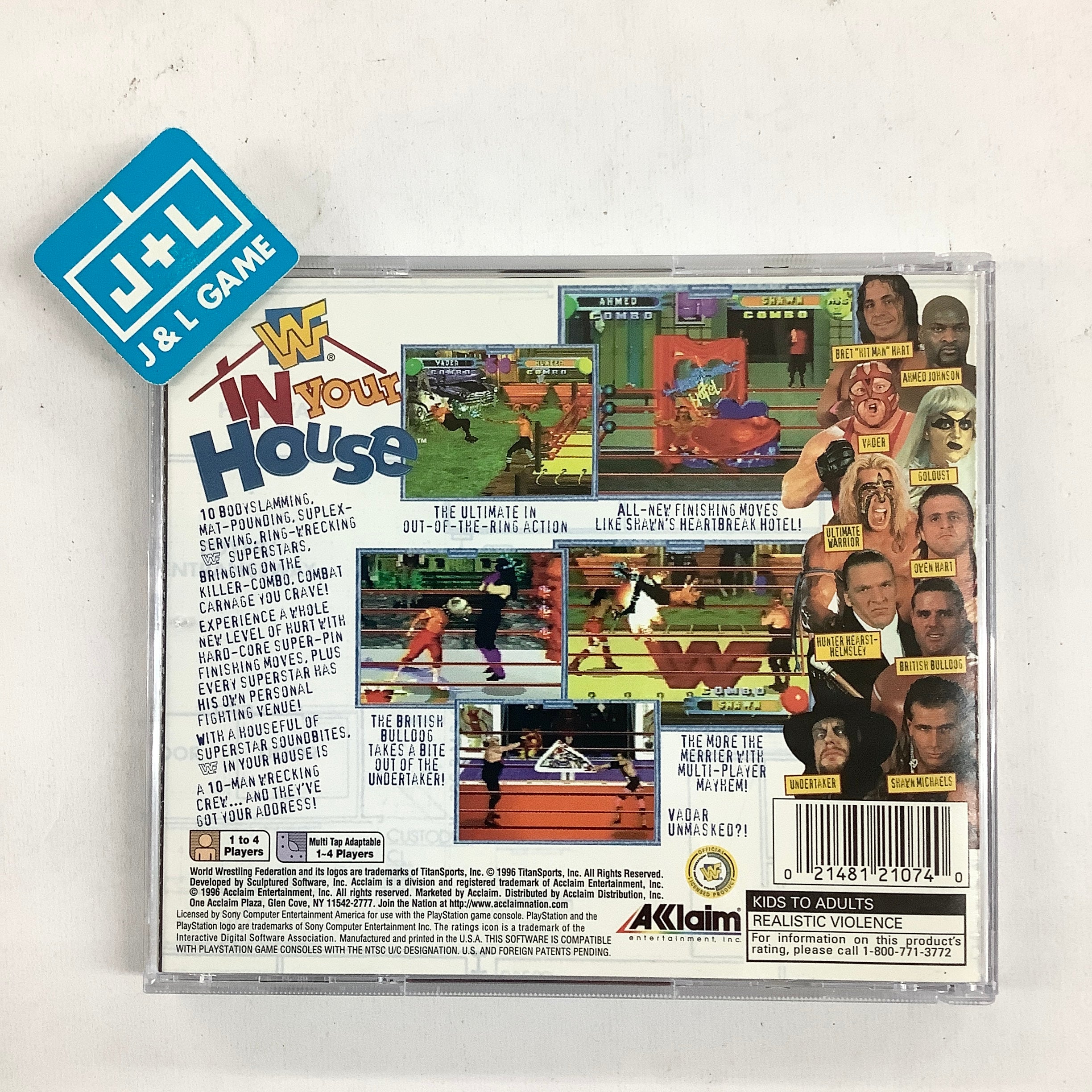 WWF In Your House - (PS1) PlayStation 1 [Pre-Owned] Video Games Acclaim