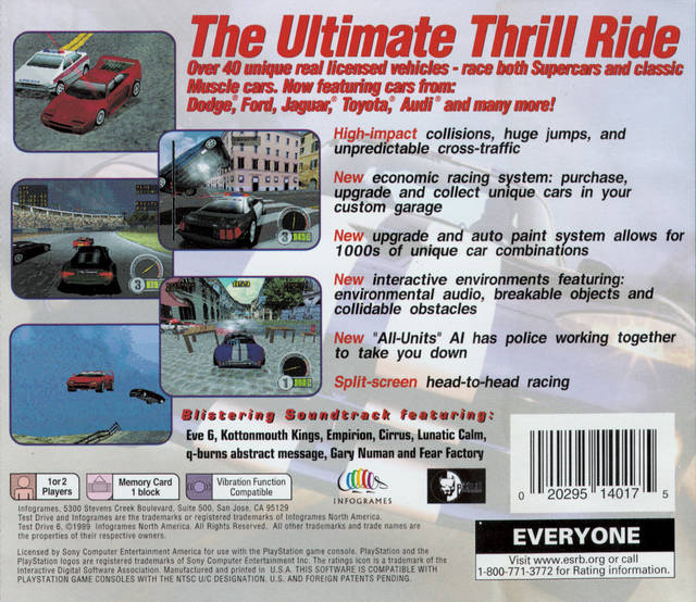 Test Drive 6 - (PS1) Playstation 1 [Pre-Owned] Video Games Infogrames   