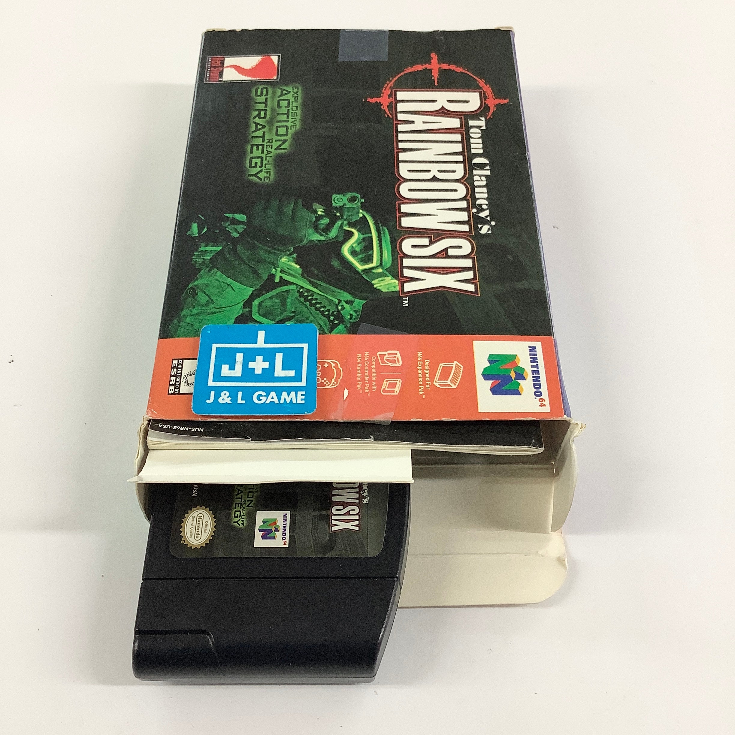 Tom Clancy's Rainbow Six (Black) - (N64) Nintendo 64 [Pre-Owned] Video Games Red Storm Entertainment