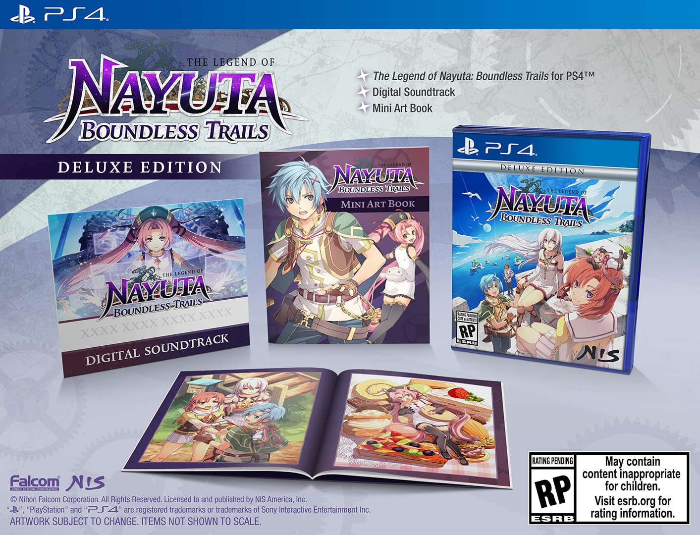 The Legend of Nayuta: Boundless Trails - (PS4) PlayStation 4 Video Games NIS America   
