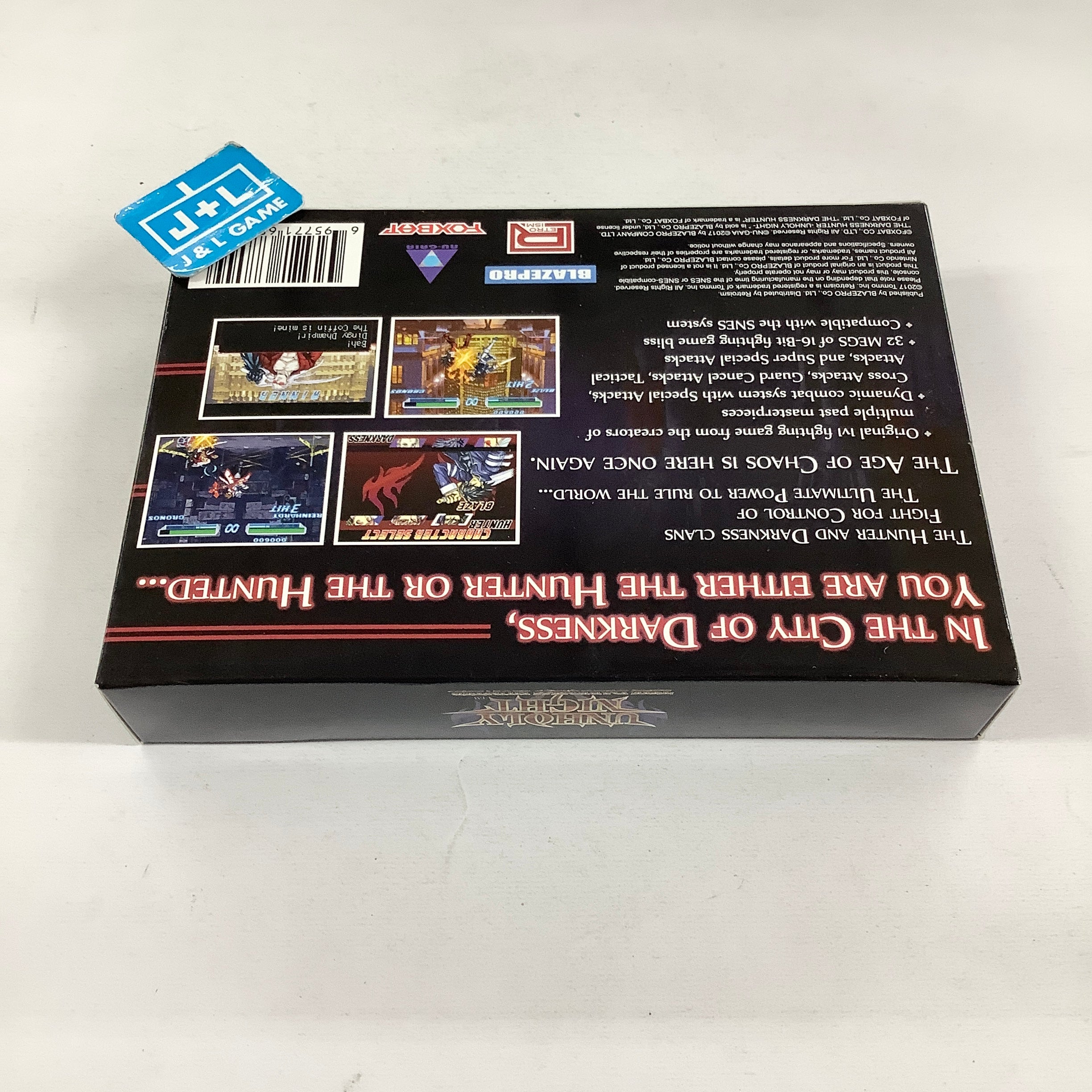 Retroism Unholy Night: The Darkness Hunter - (SNES) Super Nintendo Video Games Idea Factory