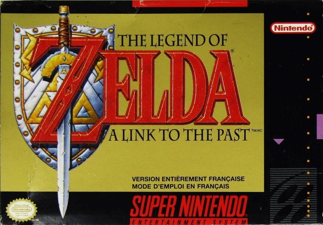 The Legend of Zelda: A Link to the Past (French Canadian Version) - (SNES) Super Nintendo [Pre-Owned] Video Games Nintendo   