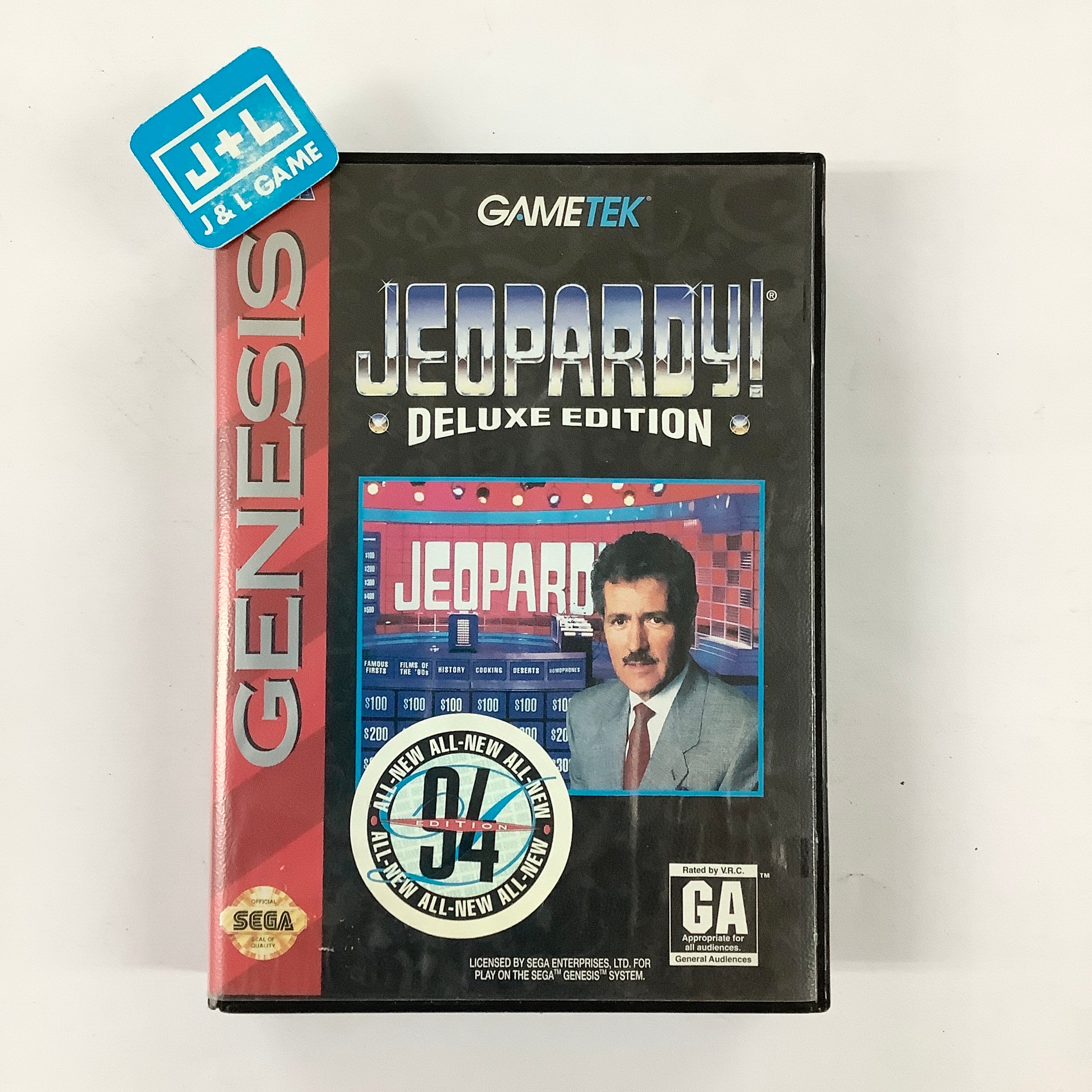 Jeopardy Deluxe Edition - (SG) Sega Genesis [Pre-Owned] Video Games Sega   