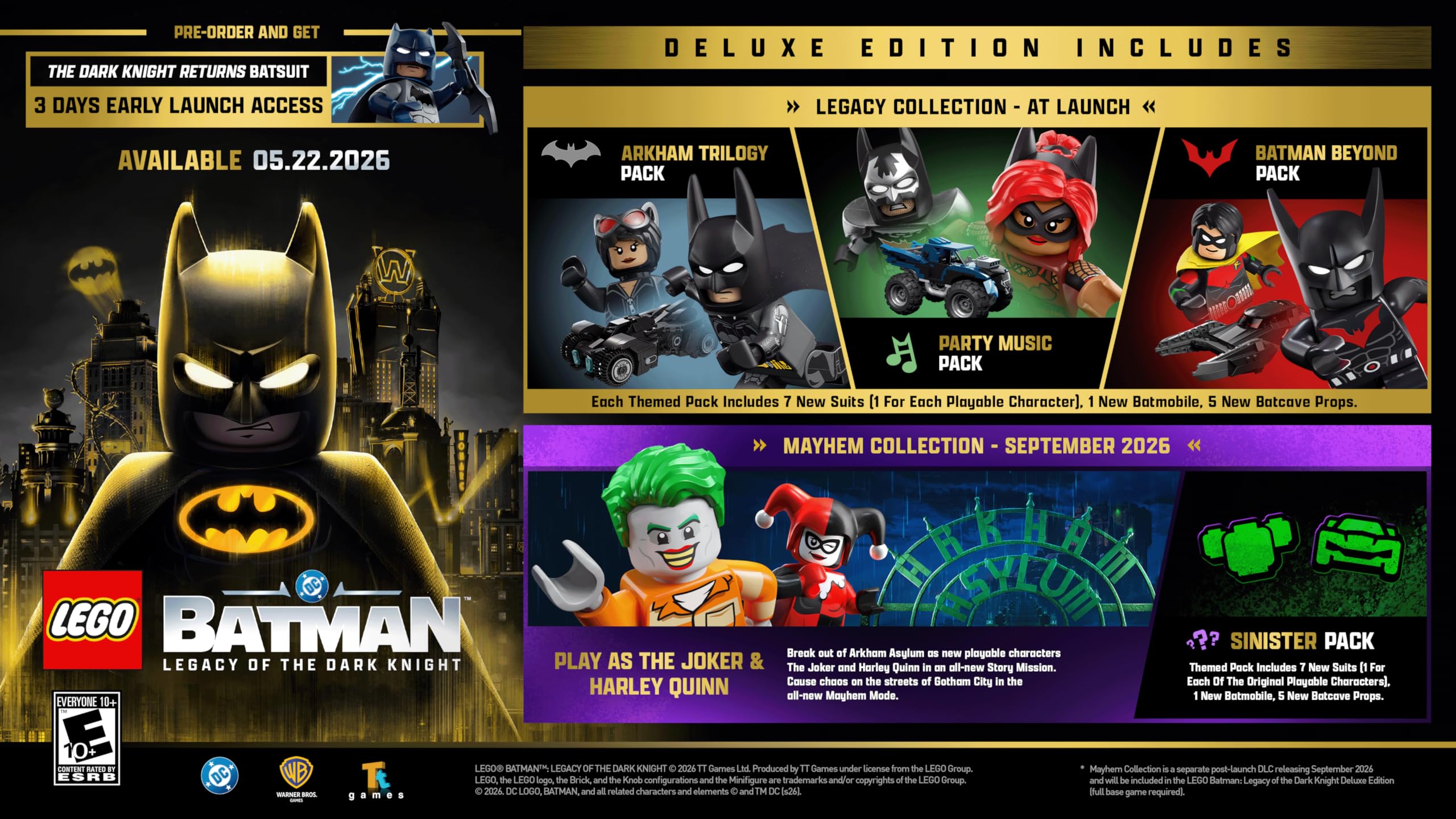 LEGO Batman: Legacy of the Dark Knight (Deluxe Edition) - (XSX) Xbox Series X Video Games Warner Bros Interactive Entertainment