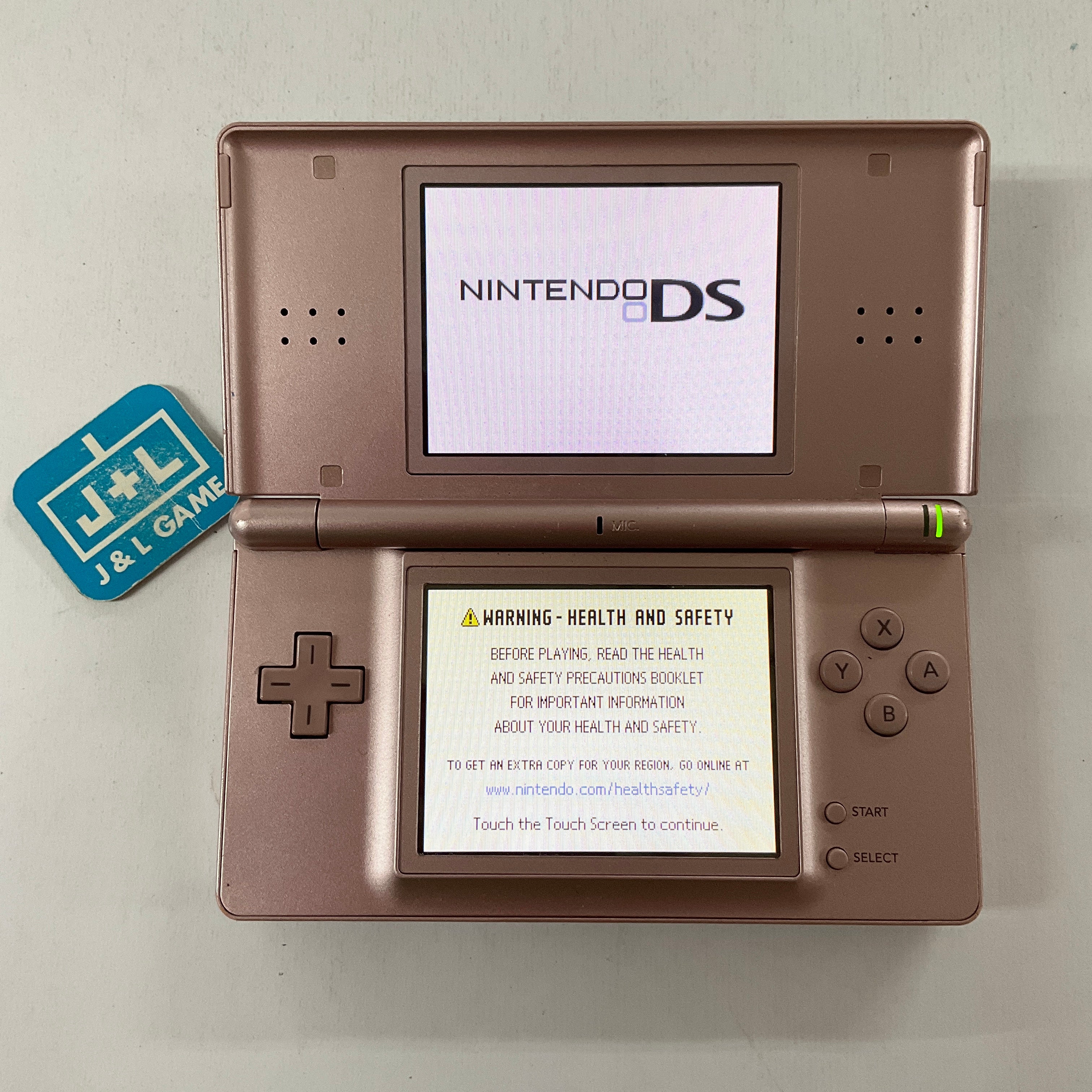Nintendo DS Lite Console (Nintendogs Metallic Rose) - (NDS) Nintendo DS [Pre-Owned] Consoles Nintendo   