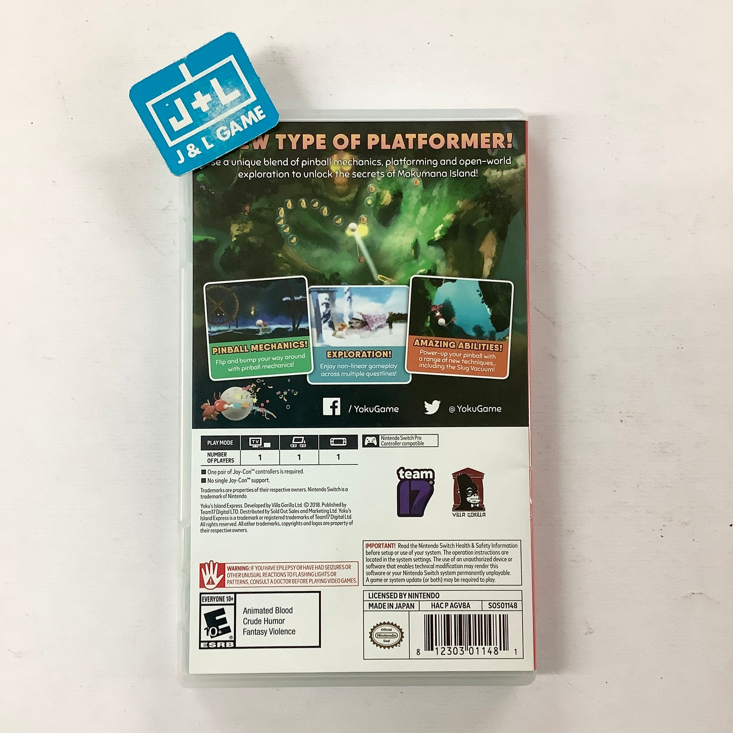 Yoku's Island Express - (NSW) Nintendo Switch [Pre-Owned] Video Games Team 17   