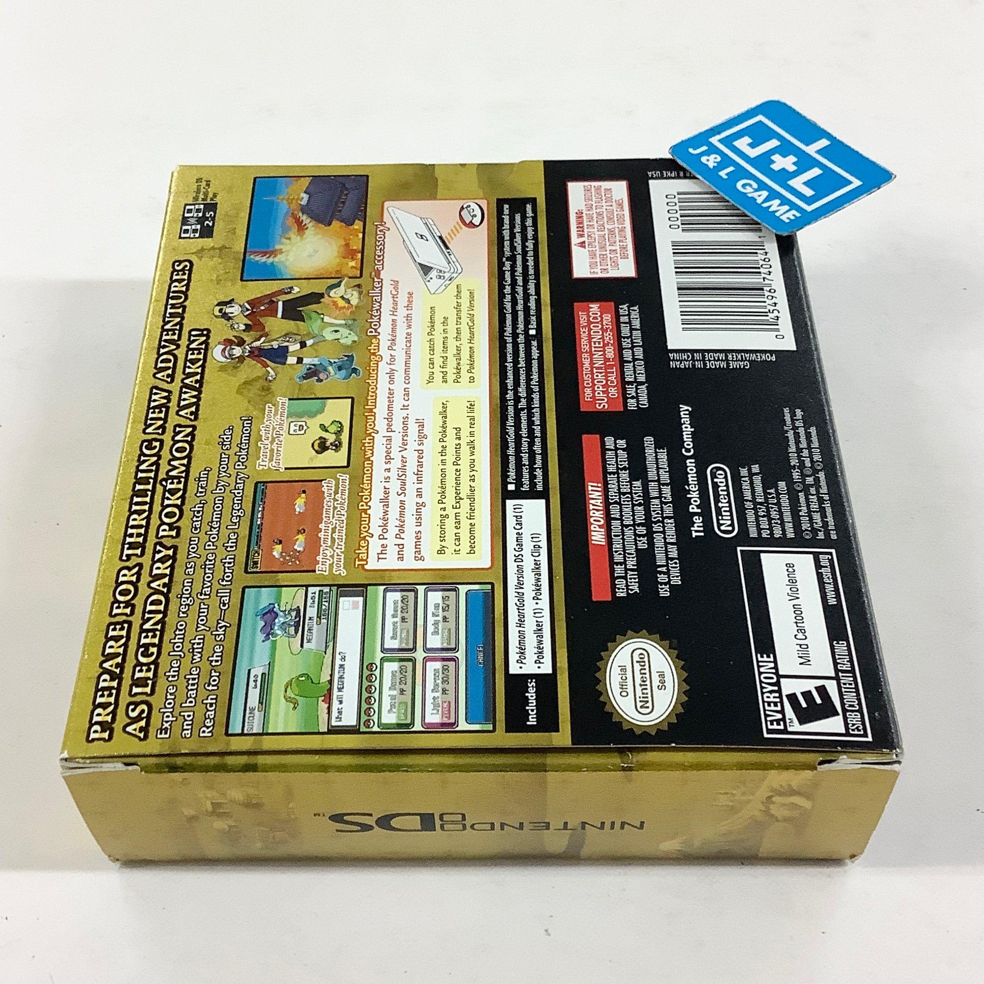 Pokemon HeartGold Version (w/ Pokewalker) - (NDS) Nintendo DS [Pre-Owned] Video Games Nintendo