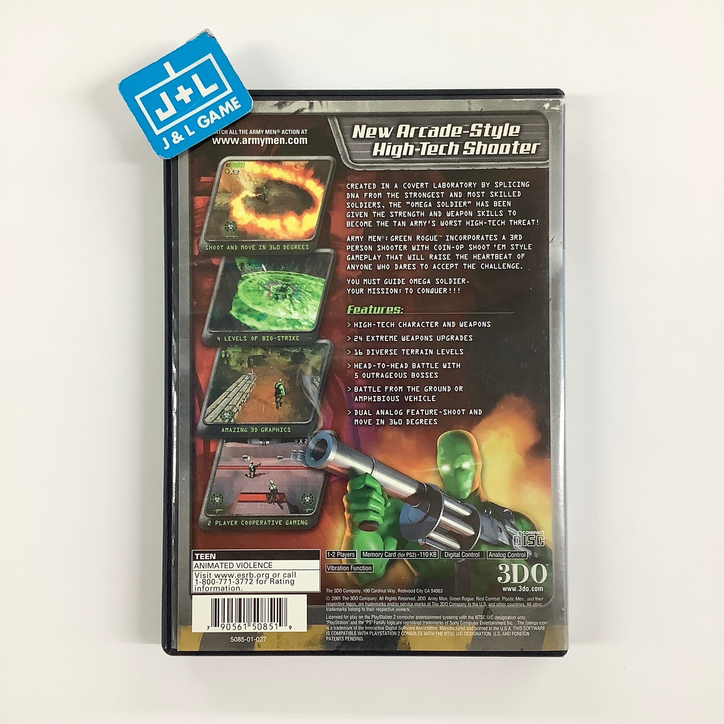 Army Men: Green Rogue - (PS2) PlayStation 2 [Pre-Owned] Video Games 3DO