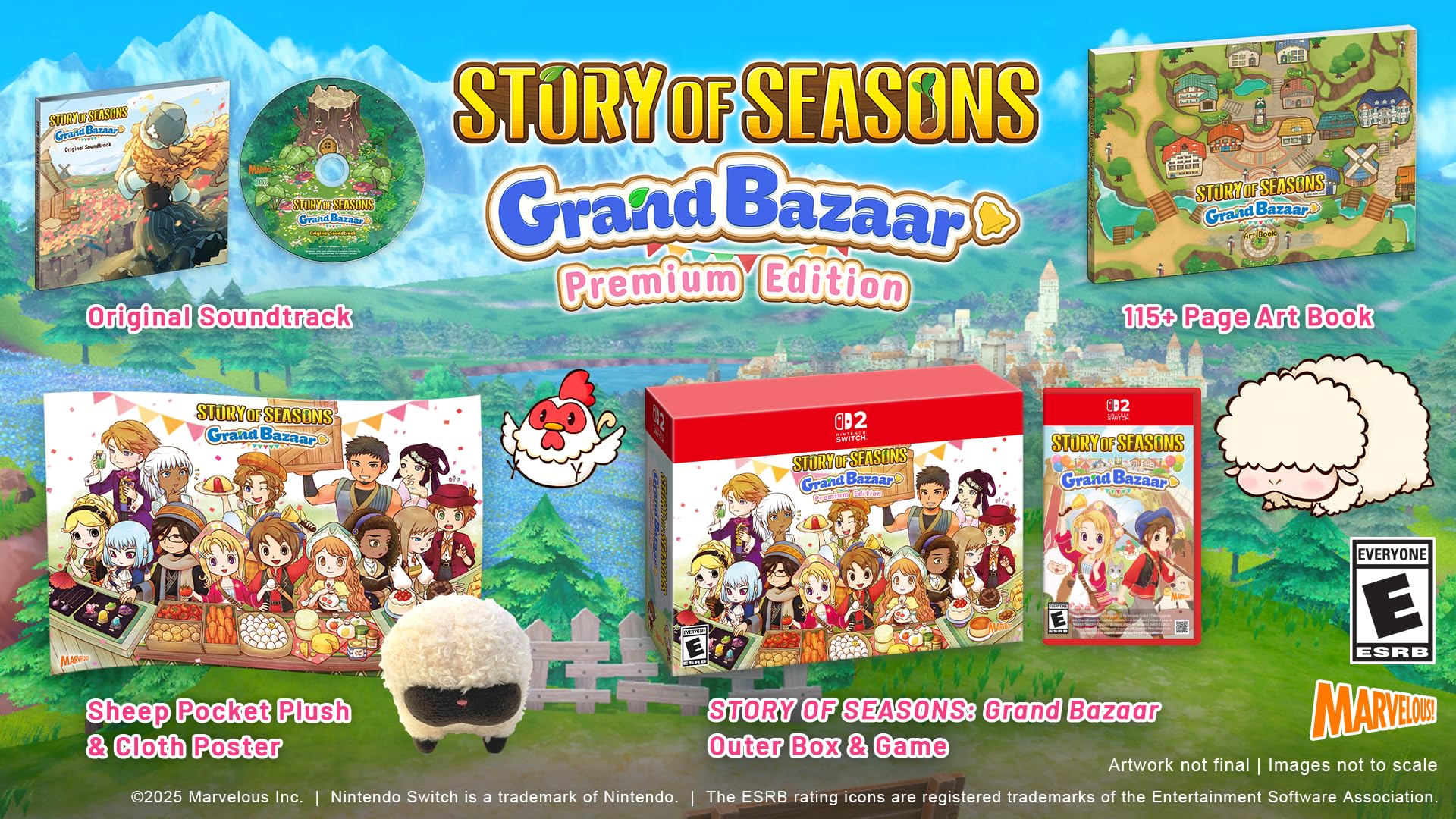 Story of Seasons Grand Bazaar (Premium Edition) - (NS2) Nintendo Switch 2 Video Games XSEED Games