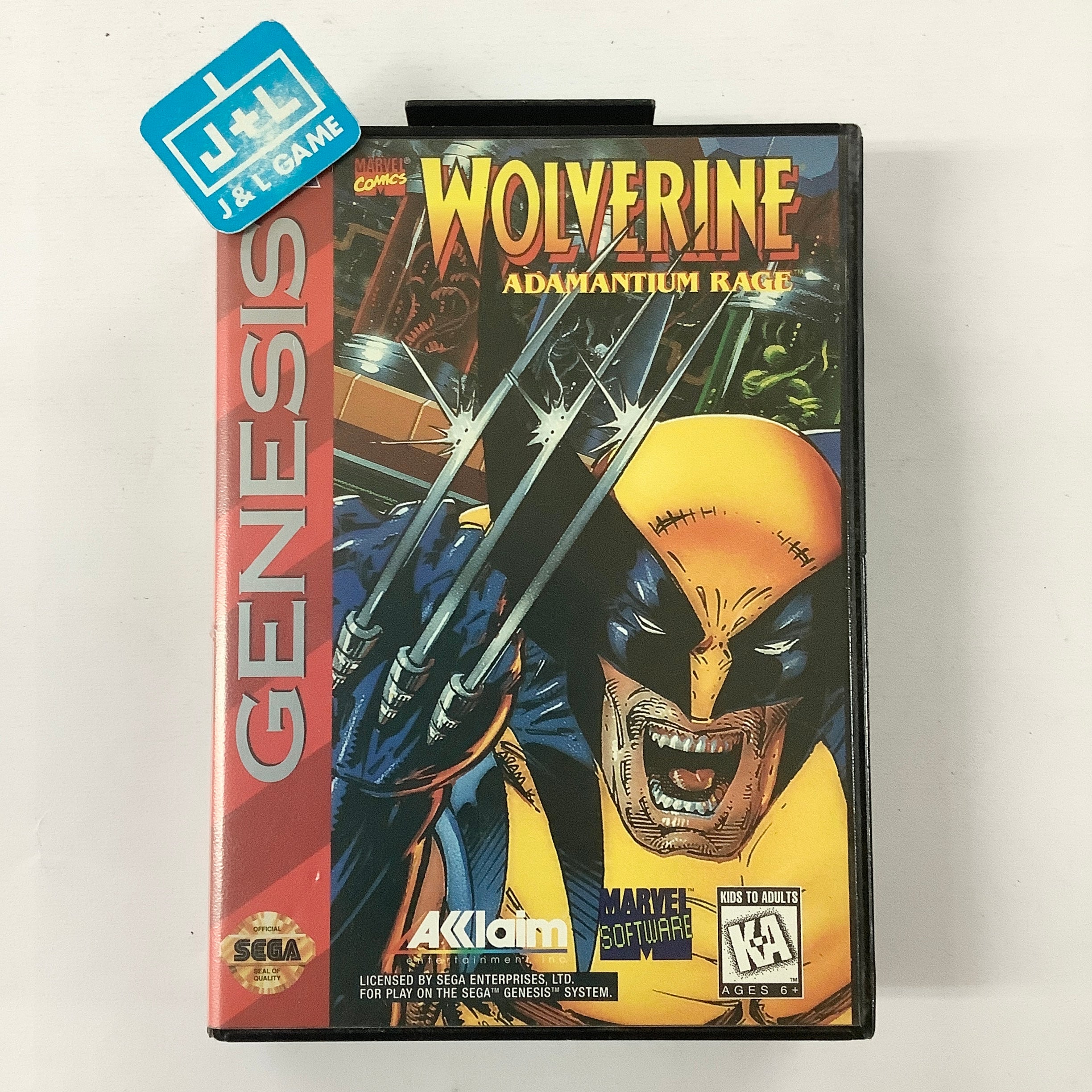 Wolverine: Adamantium Rage - (SG) SEGA Genesis [Pre-Owned] Video Games Acclaim   