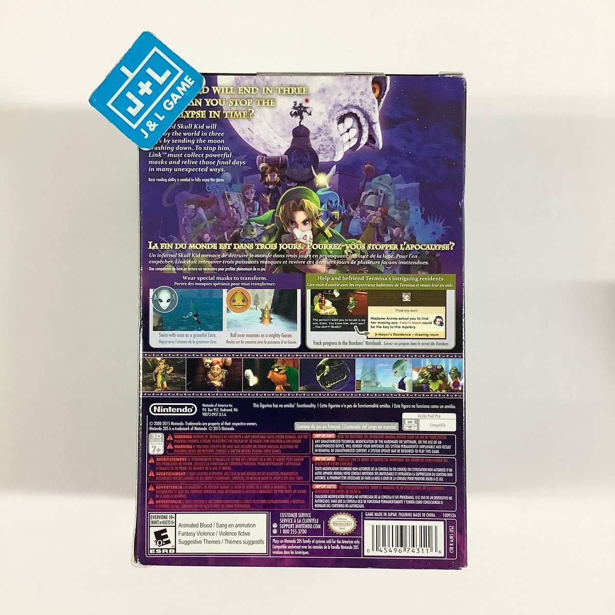 The Legend of Zelda: Majora's Mask 3D (Limited Edition Skull Kid) - Nintendo 3DS [Pre-Owned] Video Games Nintendo