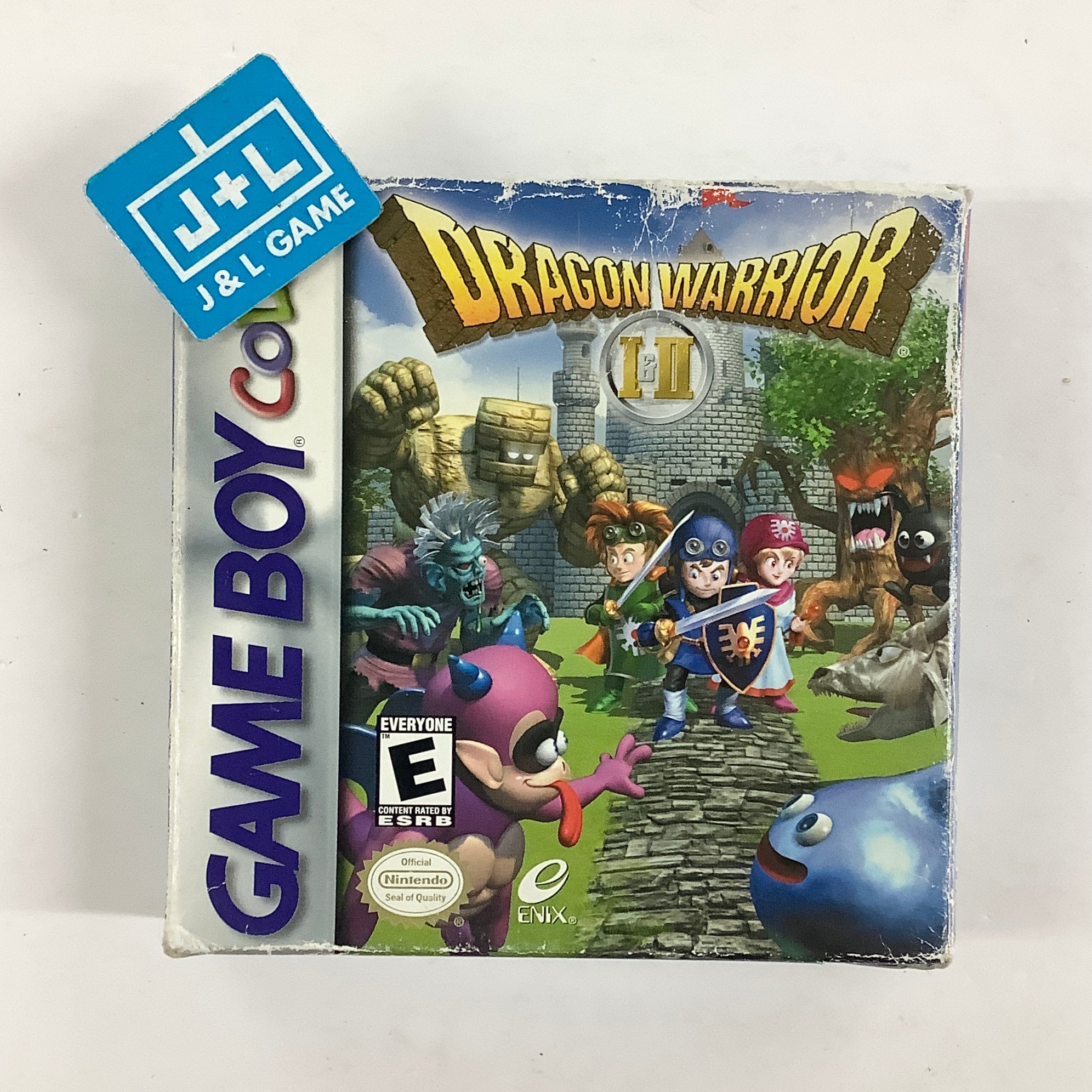 Dragon Warrior I & II - (GBC) Game Boy Color [Pre-Owned] Video Games Enix Corporation