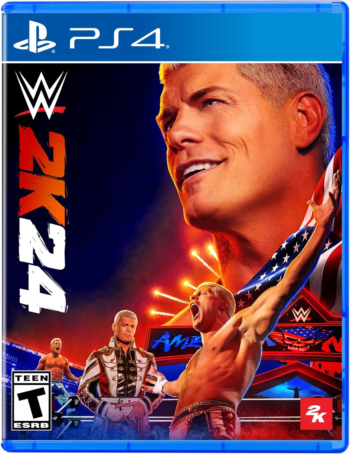 WWE 2K24 - (PS4)  PlayStation 4 Video Games 2K Games   