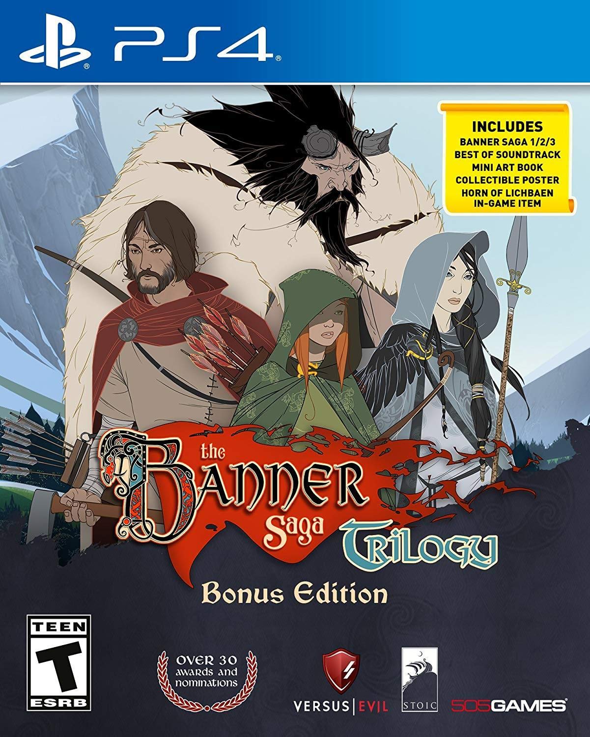 The Banner Saga Collection (Bonus Edition) - (PS4) PlayStation 4 Video Games 505 Games