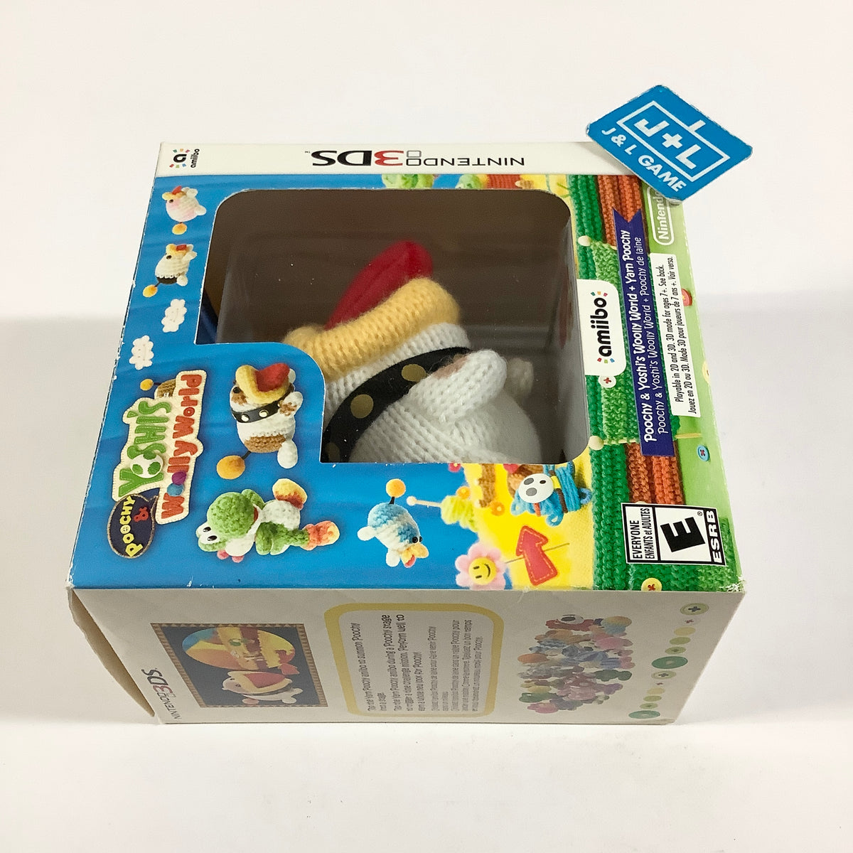 Poochy & Yoshi's Woolly World + Yarn Yoshi amiibo - Nintendo 3DS [Pre-Owned]