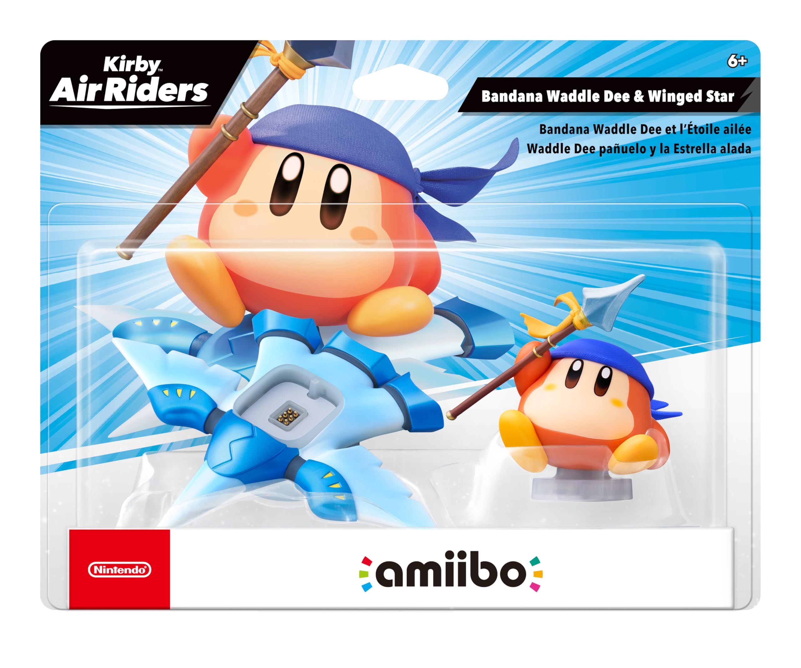 Bandana Waddle Dee & Winged Star (Kirby Air Riders Series) - Nintendo Amiibo Amiibo Nintendo