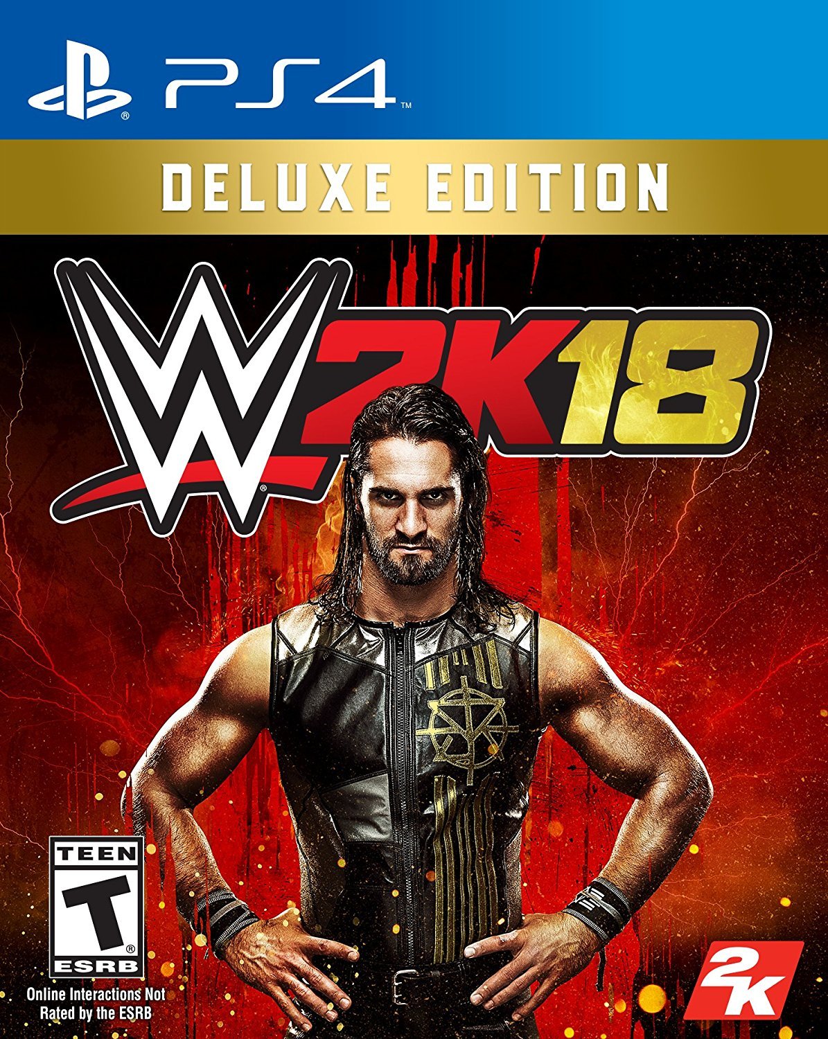 WWE 2K18 (Deluxe Edition)- (PS4) PlayStation 4 [Pre-Owned]