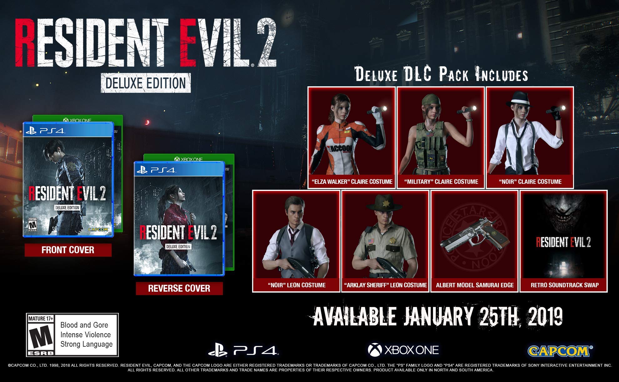 Resident Evil 2 (Deluxe Edition) - (PS4) PlayStation 4 [Pre-Owned]