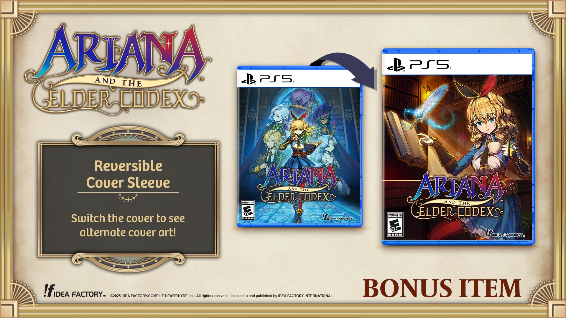 Ariana and the Elder Codex - (PS5) PlayStation 5 Video Games Idea Factory