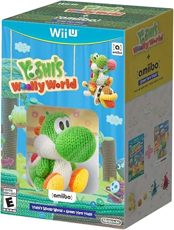 Yoshi's Woolly World + Green Yarn Yoshi amiibo - Nintendo Wii U [Pre-Owned]