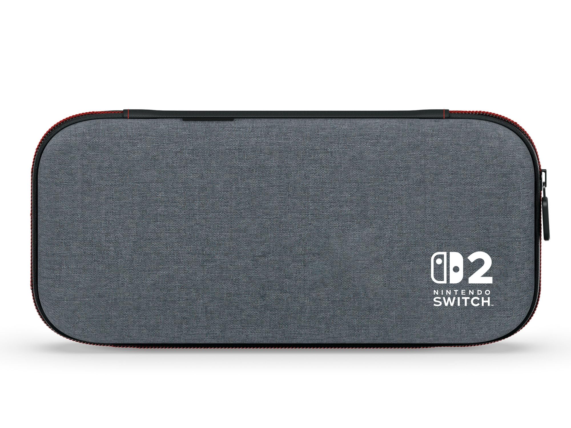 PowerA Slim Case Protective Case, Holds 10 Game Cards, Padded Screen Protector, Built-in Play Stand (Dark Heather Grey) - (NS2) Nintendo Switch 2 ACCESSORIES PowerA