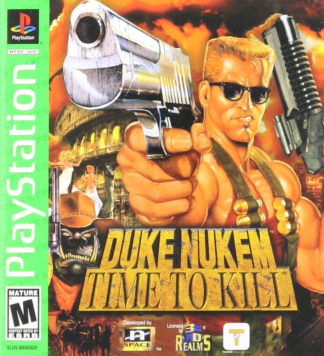 Duke Nuk'em Time to Kill (Greatest Hits) - (PS1) PlayStation 1 [Pre-Owned]