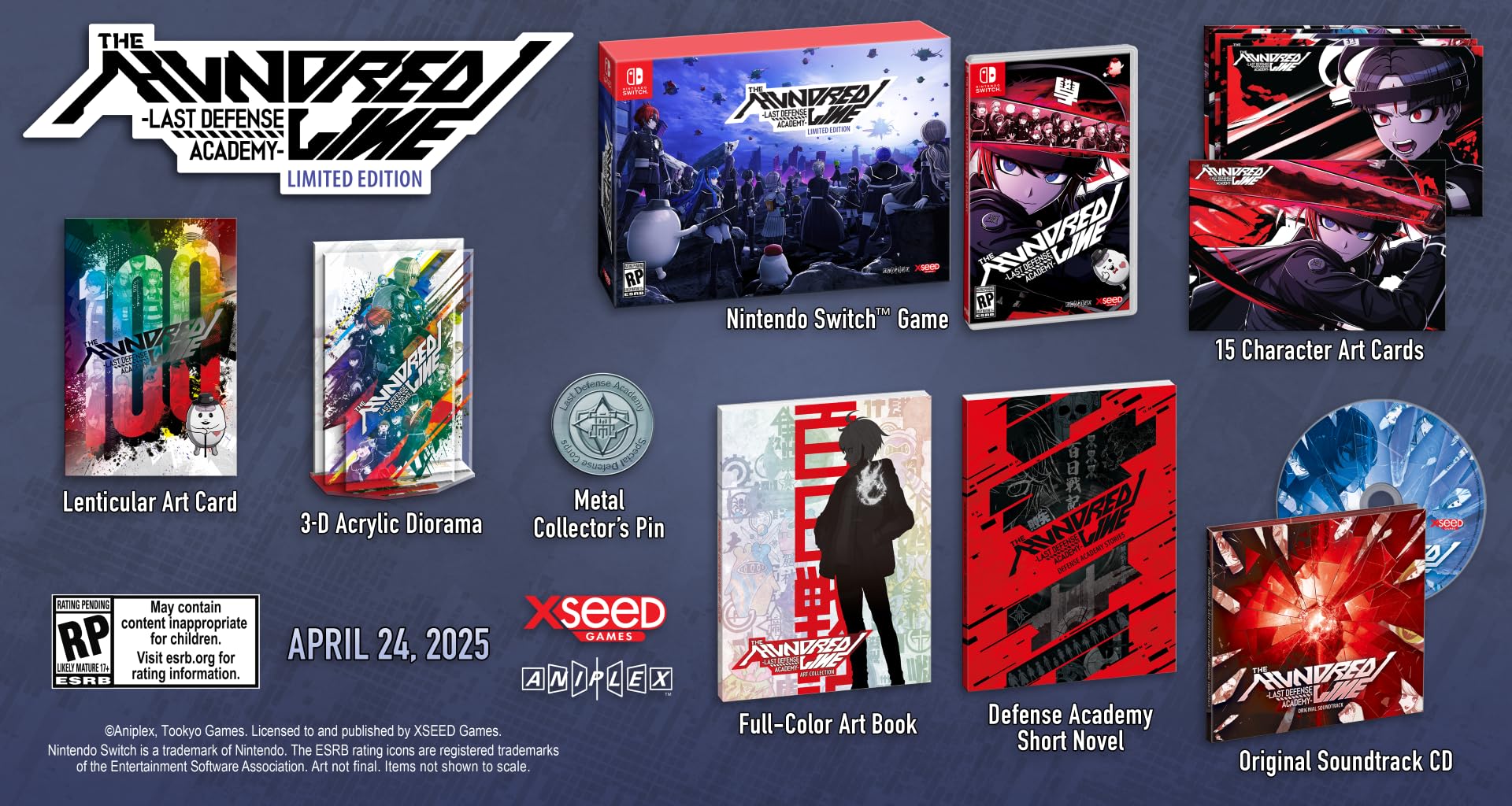 The Hundred Line - Last Defense Academy (Limited Edition) - (NSW) Nintendo Switch Video Games XSEED Games