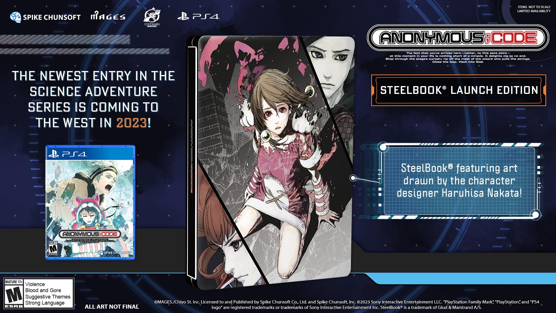 Anonymous;Code (SteelBook Launch Edition) - (PS4) PlayStation 4 Video Games Spike Chunsoft